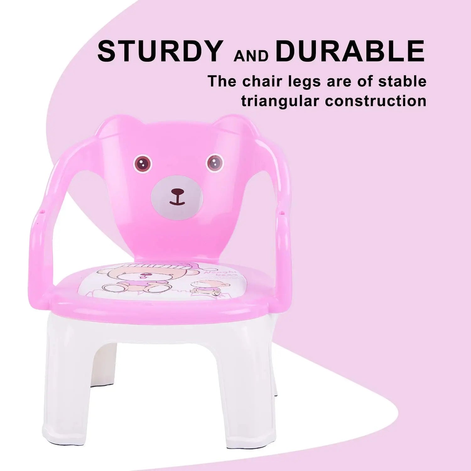 Baybee Baby Chair, with Tray Strong and Durable Plastic Chair - Image 12
