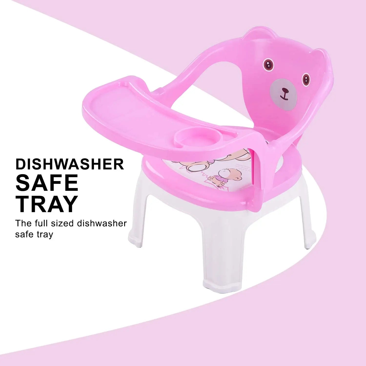 Baybee Baby Chair, with Tray Strong and Durable Plastic Chair - Image 13