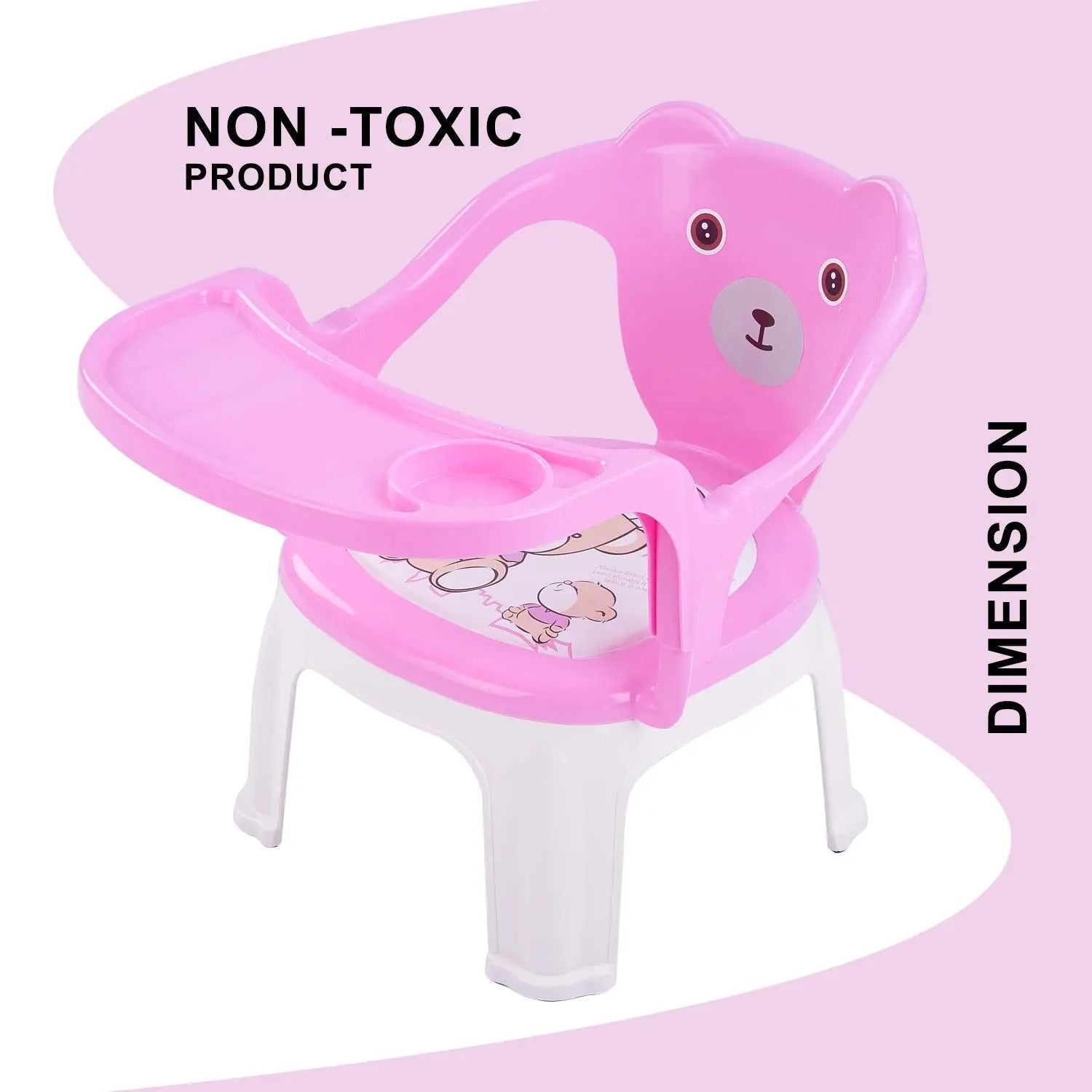Baybee Baby Chair, with Tray Strong and Durable Plastic Chair - Image 15