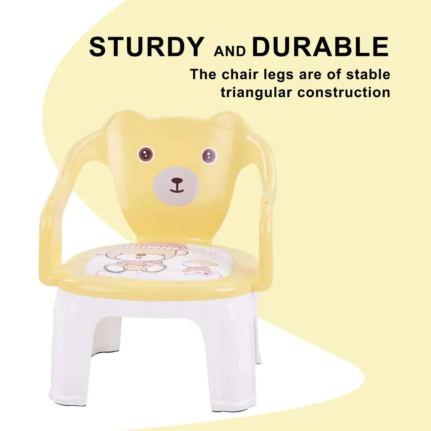 Baybee Baby Chair, with Tray Strong and Durable Plastic Chair - Image 18