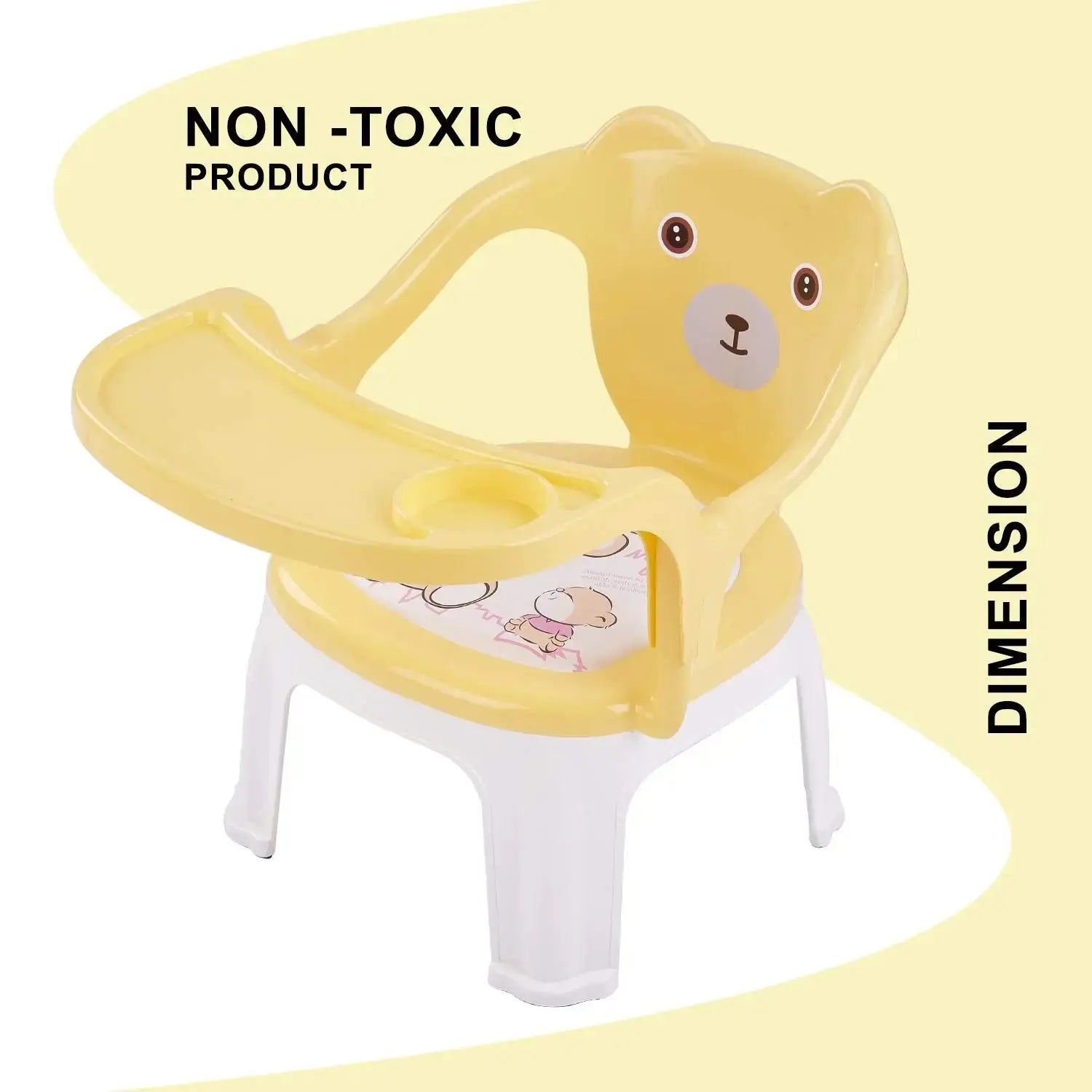 Baybee Baby Chair, with Tray Strong and Durable Plastic Chair - Image 22