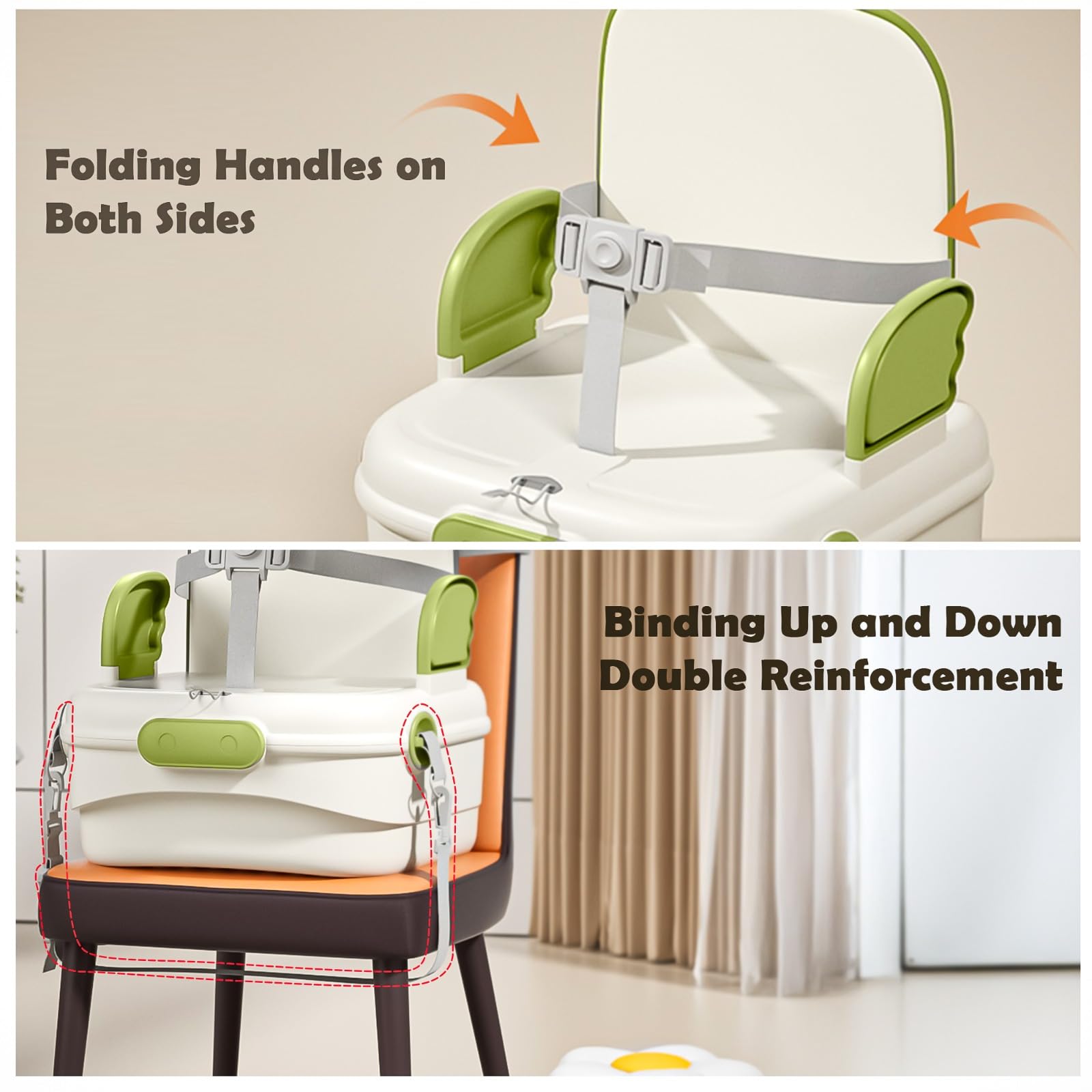Baybee Liftzy Portable Booster Chair for Kids, Travel-Friendly - Image 8