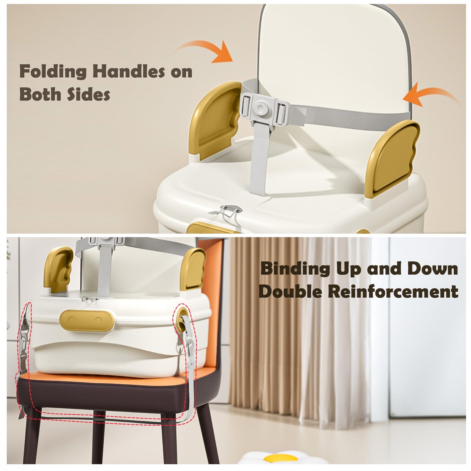 Baybee Liftzy Portable Booster Chair for Kids, Travel-Friendly - Image 17