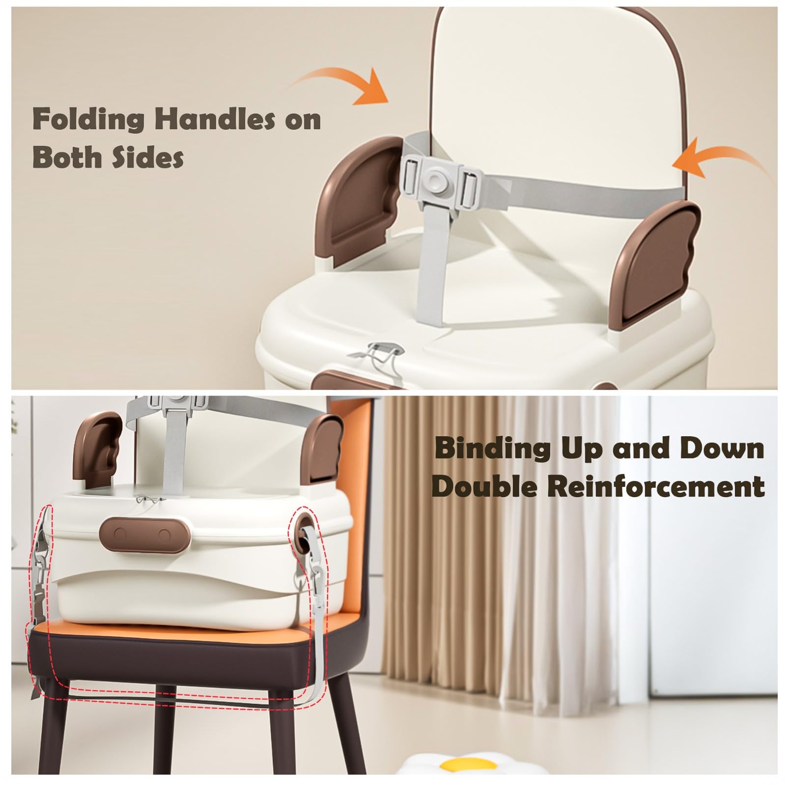 Baybee Liftzy Portable Booster Chair for Kids, Travel-Friendly - Image 35