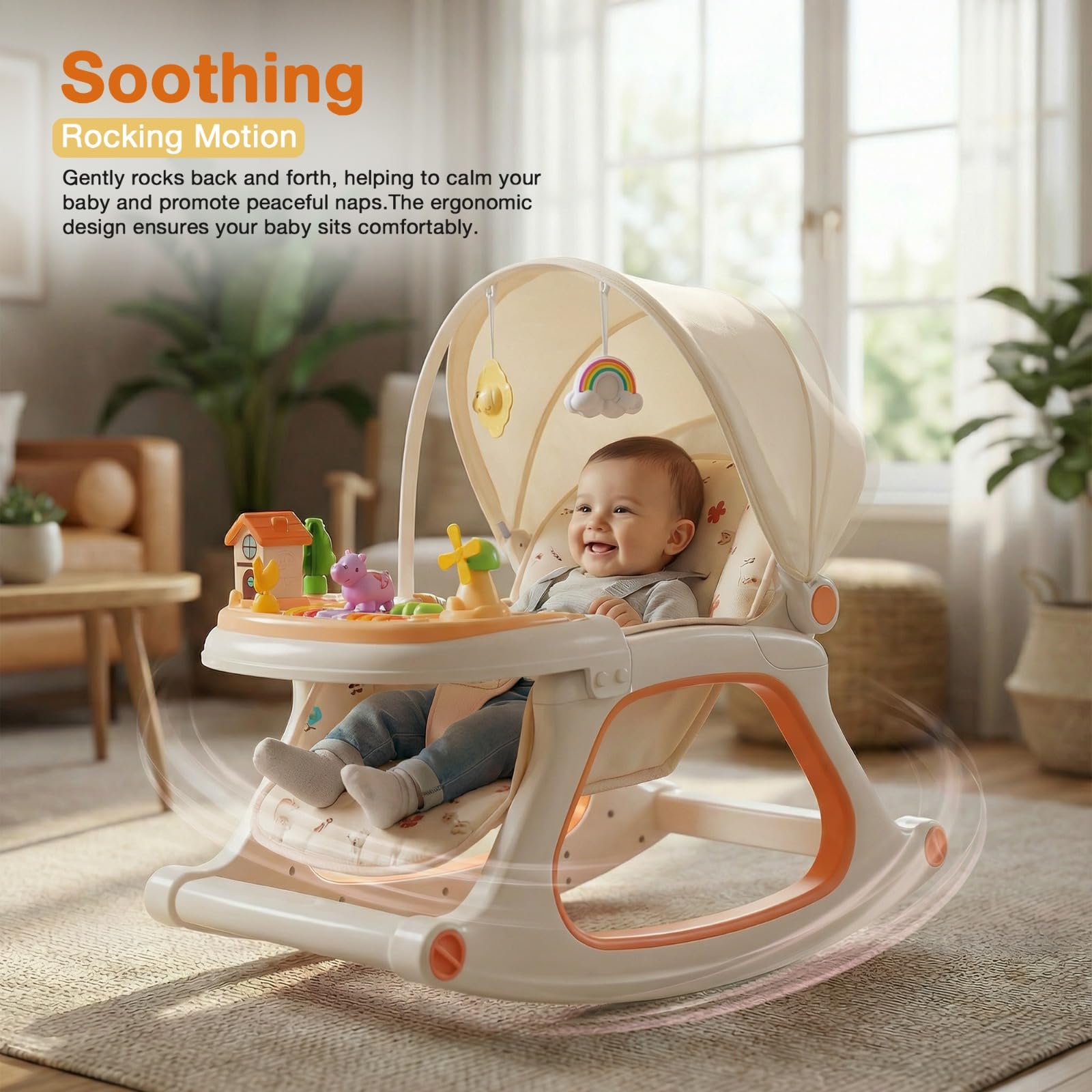 Baybee 3 in 1 Baby Rocker Chair - Image 3