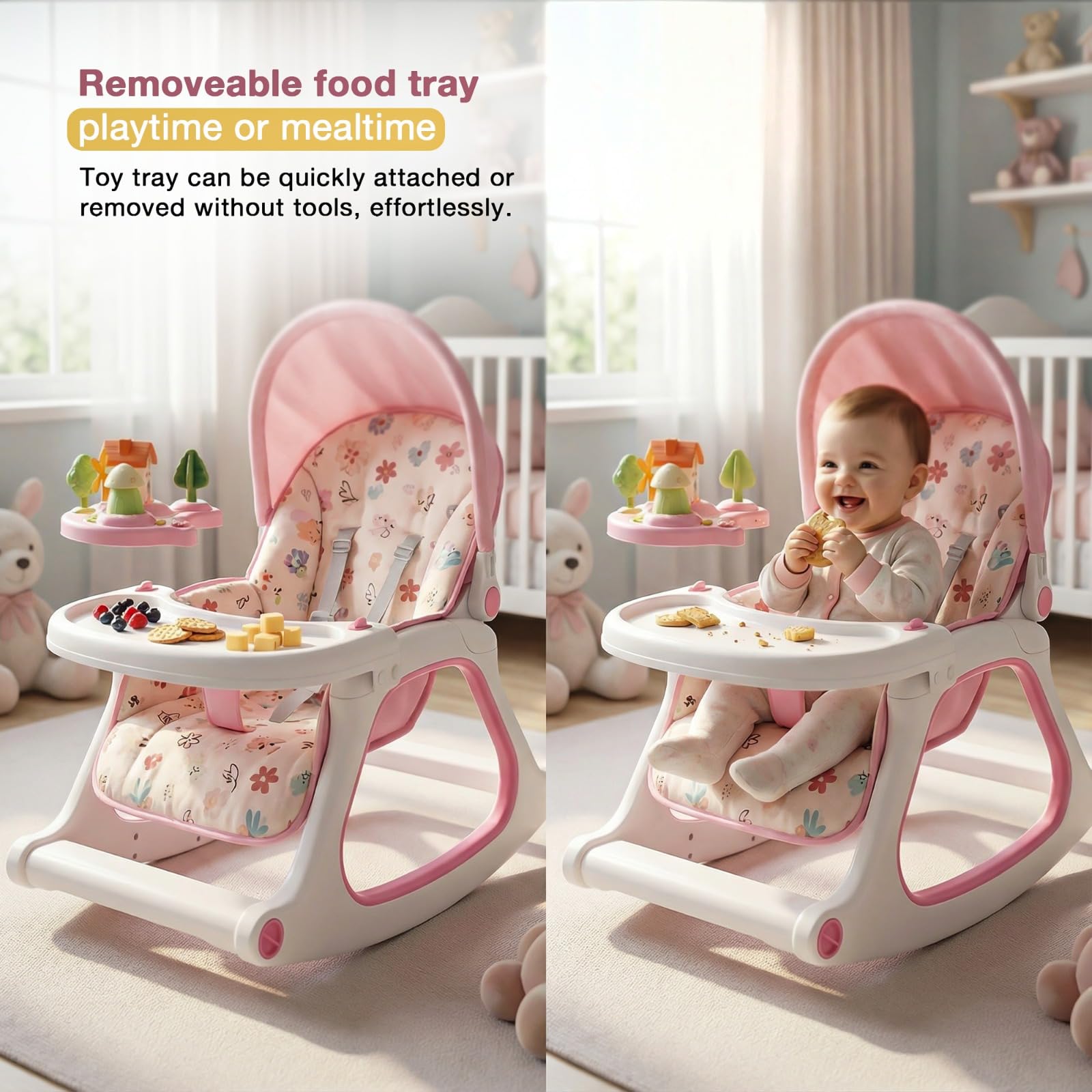 Baybee 3 in 1 Baby Rocker Chair - Image 12