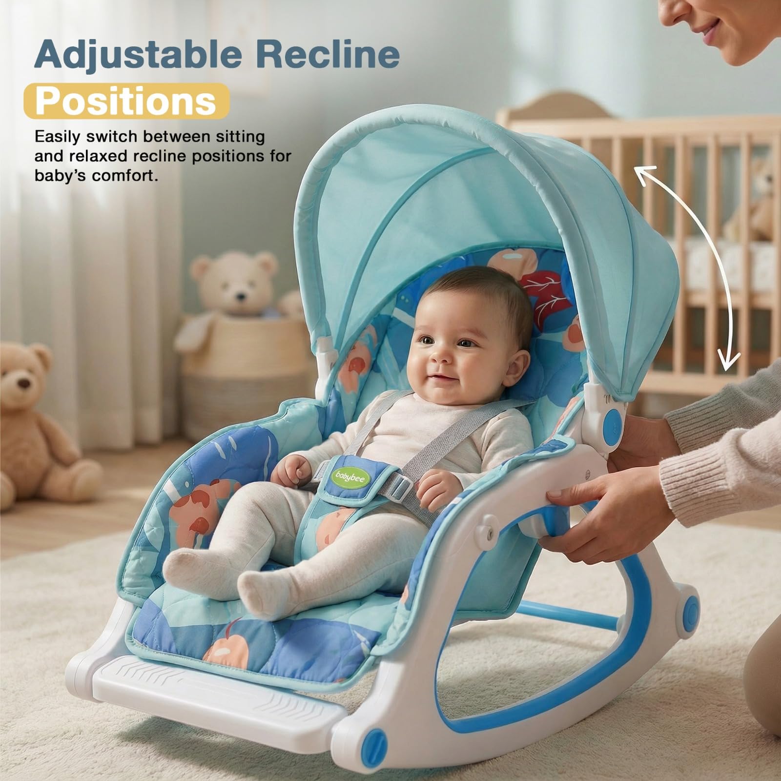 Baybee 3 in 1 Baby Rocker Chair - Image 22