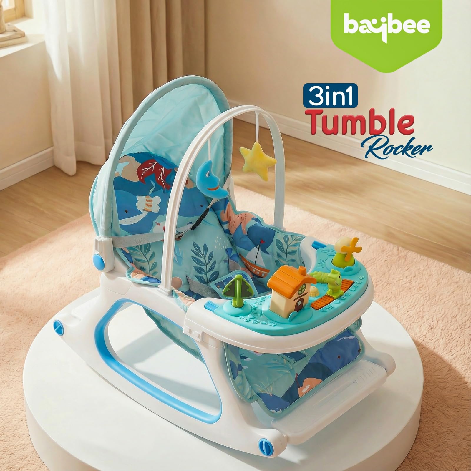Baybee 3 in 1 Baby Rocker Chair - Image 24