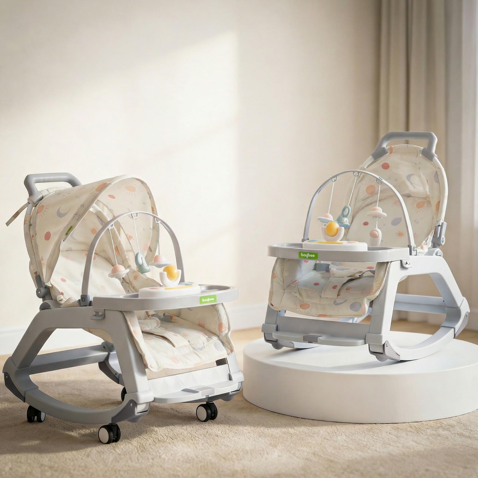 Baybee 5 in 1 Baby Rocking Chair for Kids - Image 3