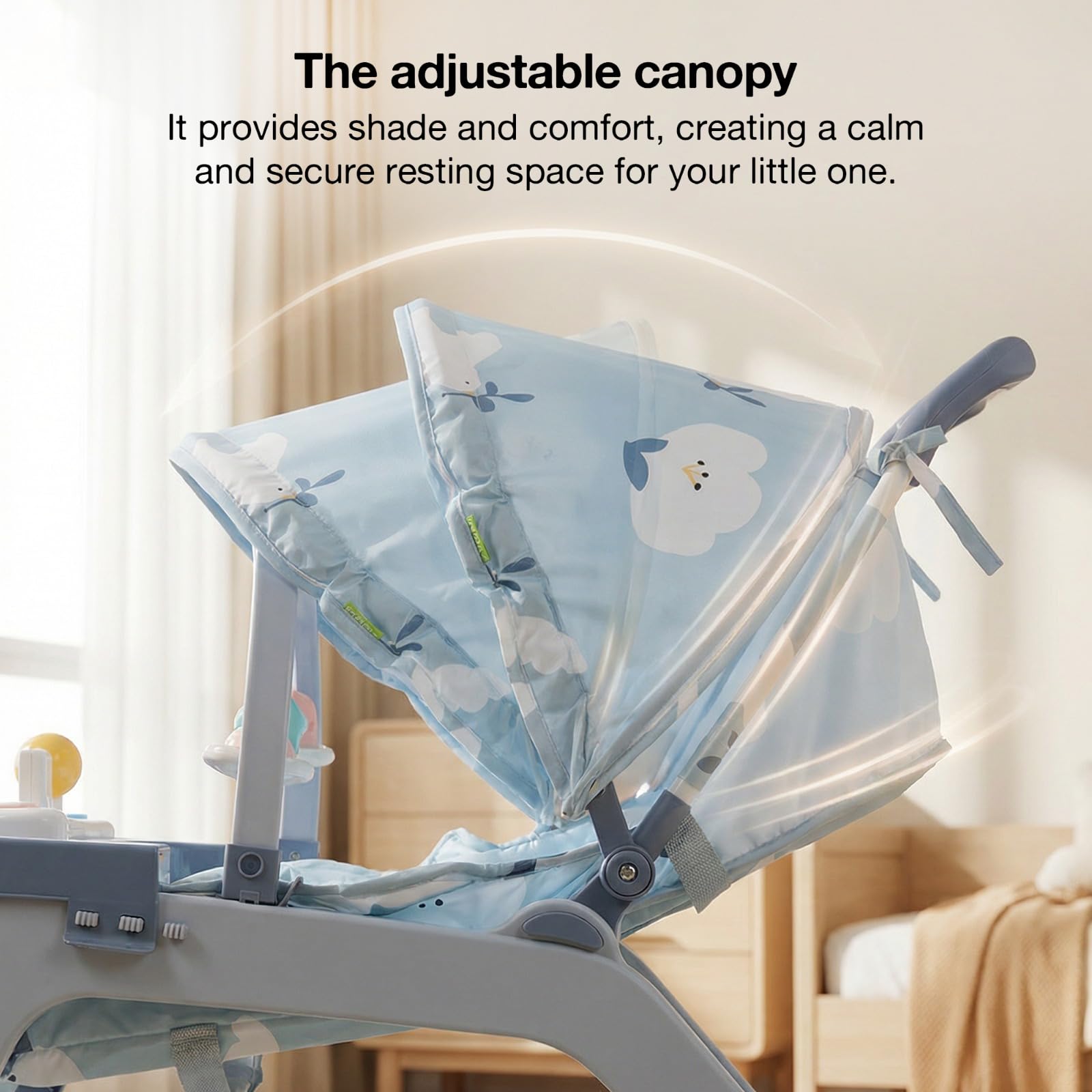 Baybee 5 in 1 Baby Rocking Chair for Kids - Image 12