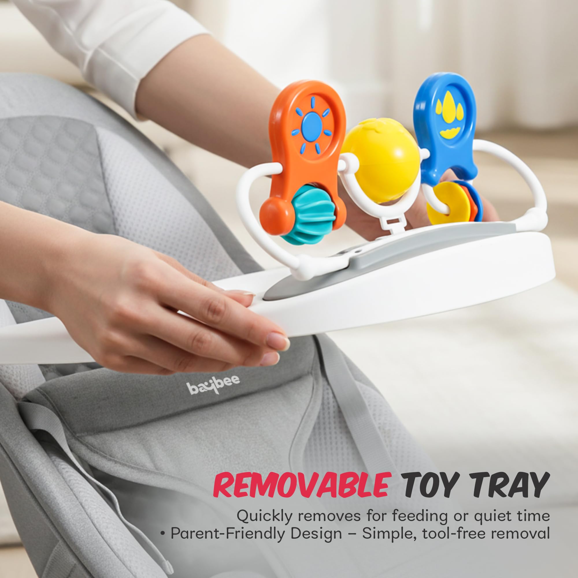 Baybee Nestra Rocker for Baby Bouncer with Music - Image 17