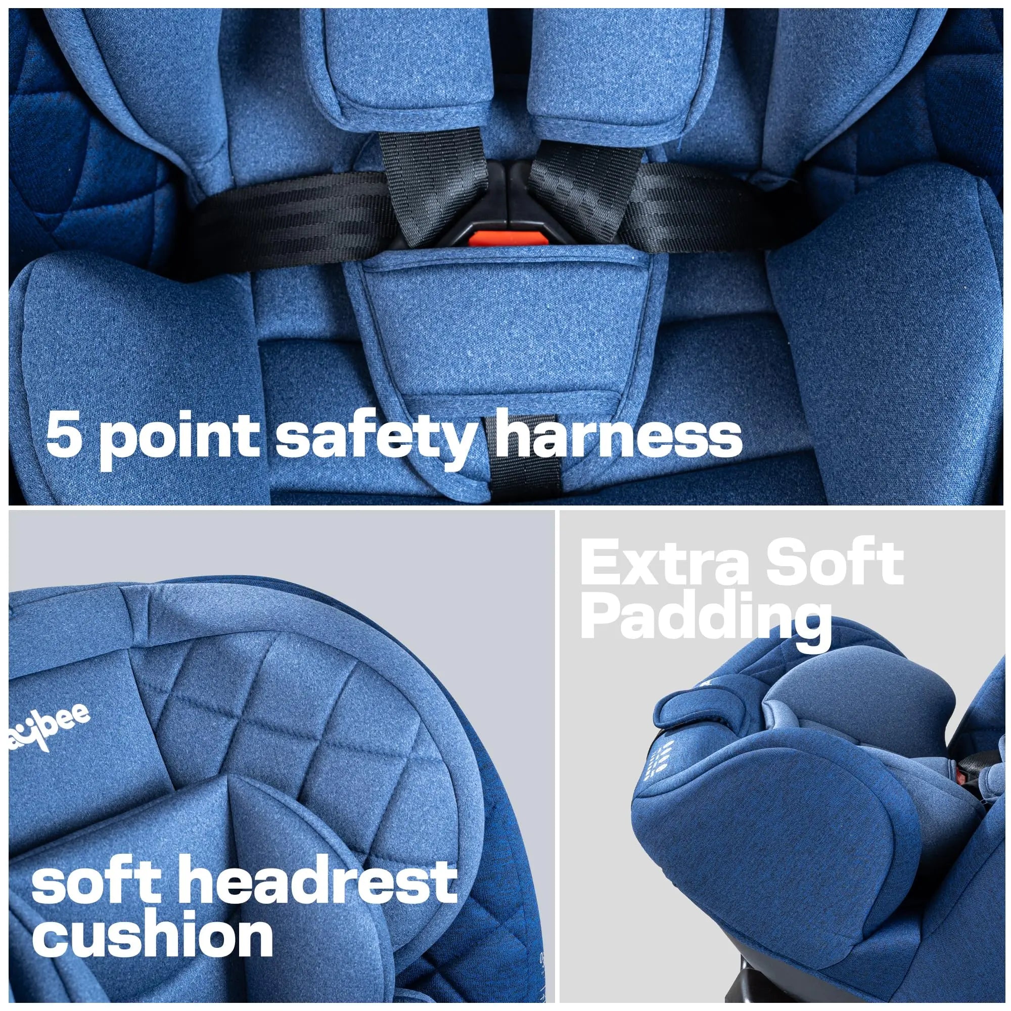 Baybee Convertible Car Seat for Baby With Isofix - Image 13