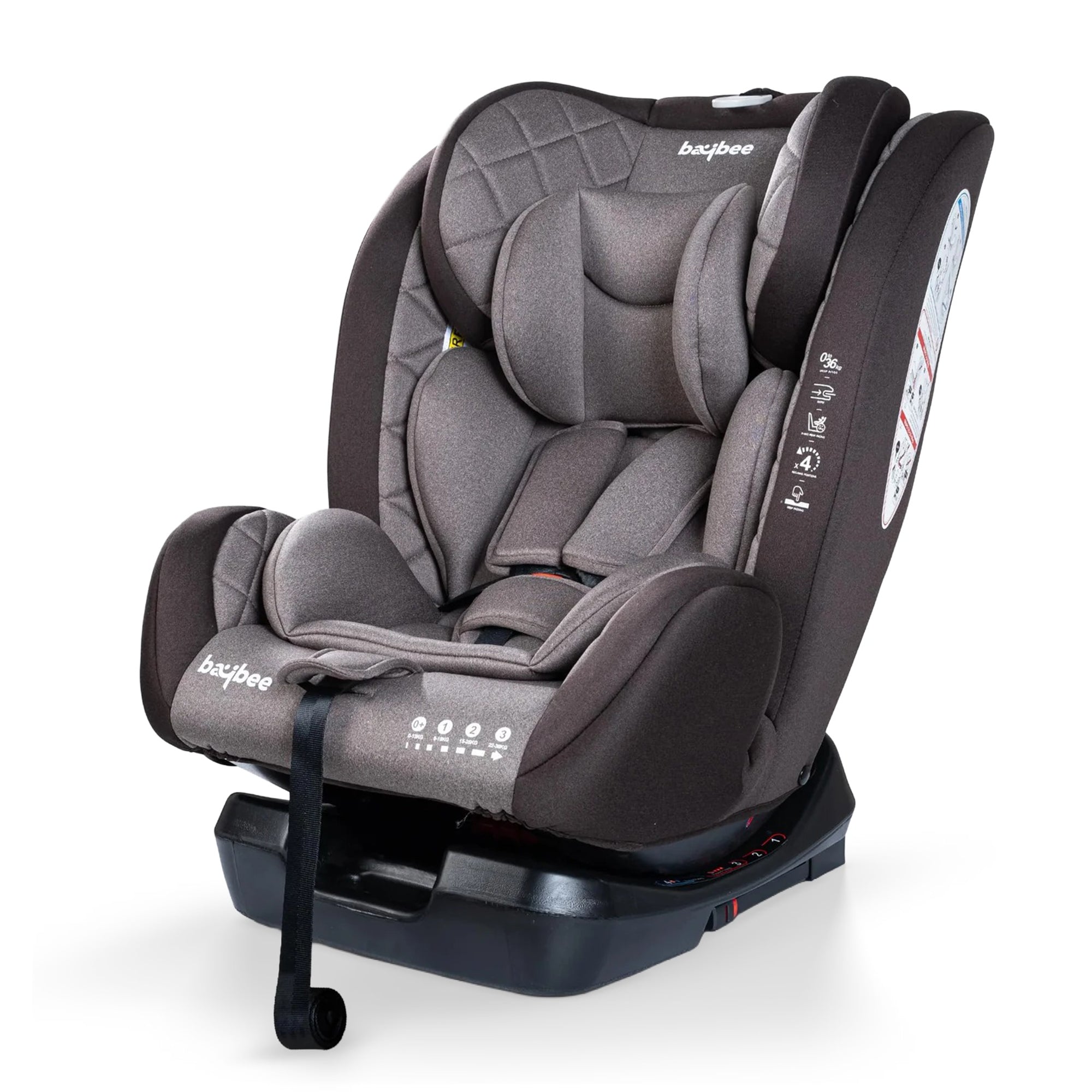 Baybee Convertible Car Seat for Baby With Isofix - Image 19