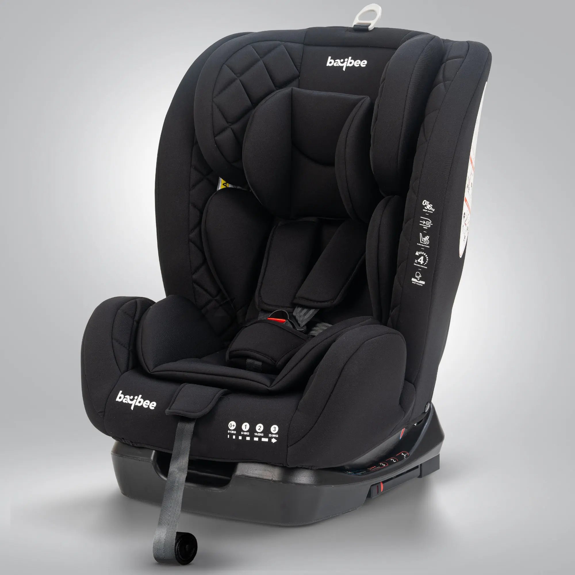 Baybee Convertible Infant Car Seat for Baby 0 to 12 Years with 3 Position Recline - Image 28