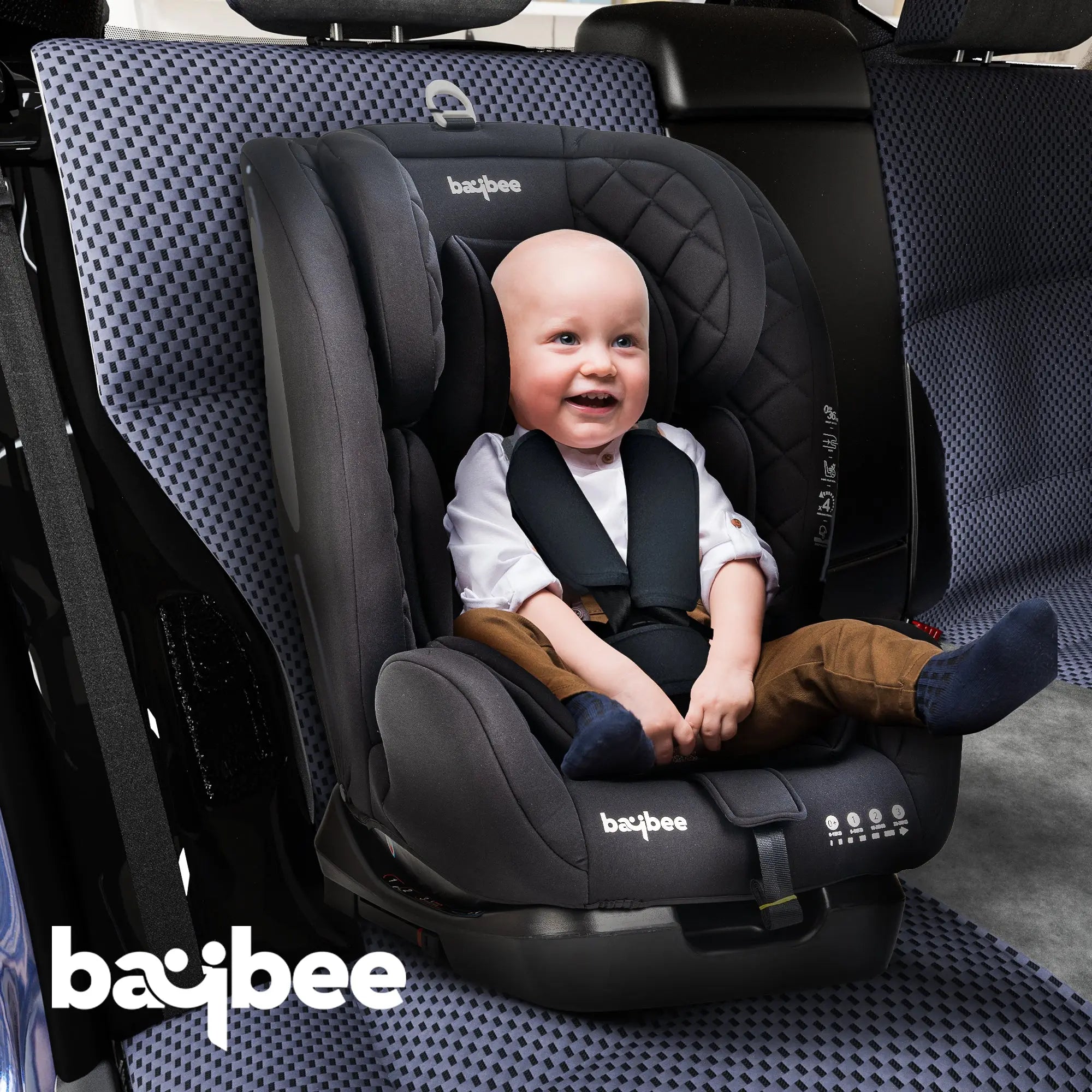 Baybee Convertible Infant Car Seat for Baby 0 to 12 Years with 3 Position Recline - Image 29
