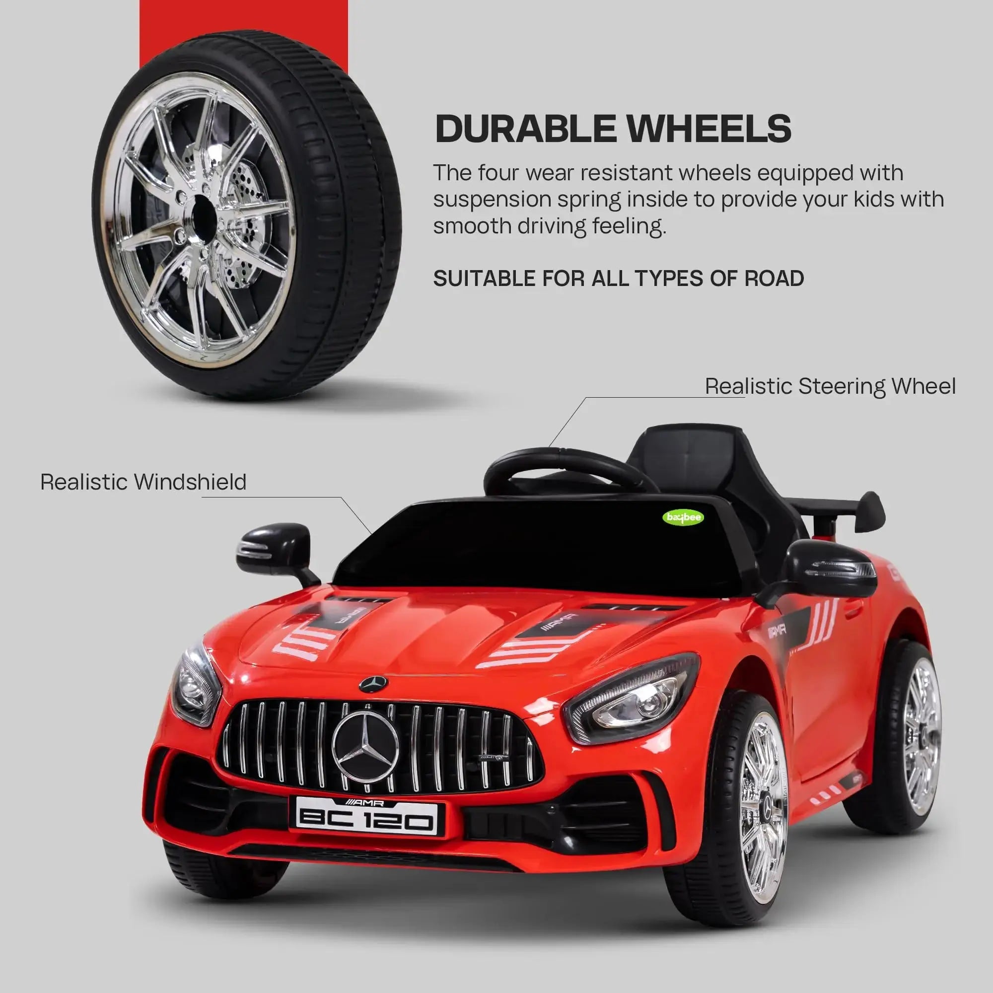 Baybee Spyder Pro Battery Operated Car for Kids - Image 6