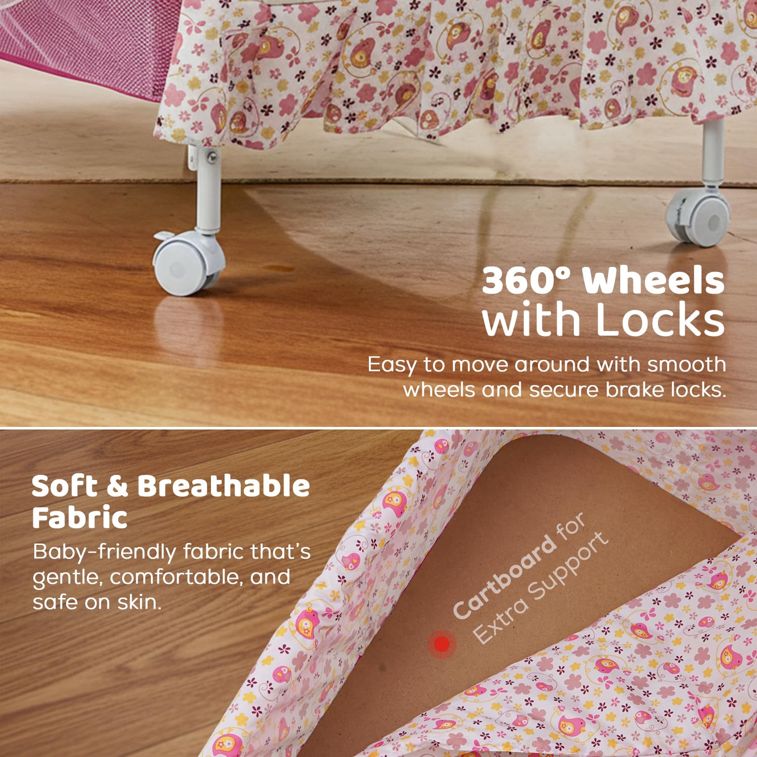 Baybee Baby Swing Cradle with Mosquito Net Infant Jhula & Palna for Newborns - Image 3