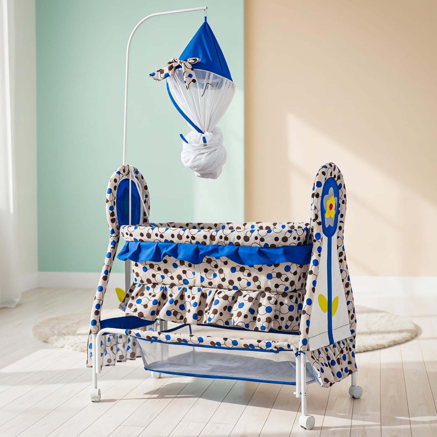 Baybee Baby Swing Cradle with Mosquito Net Infant Jhula & Palna for Newborns - Image 8