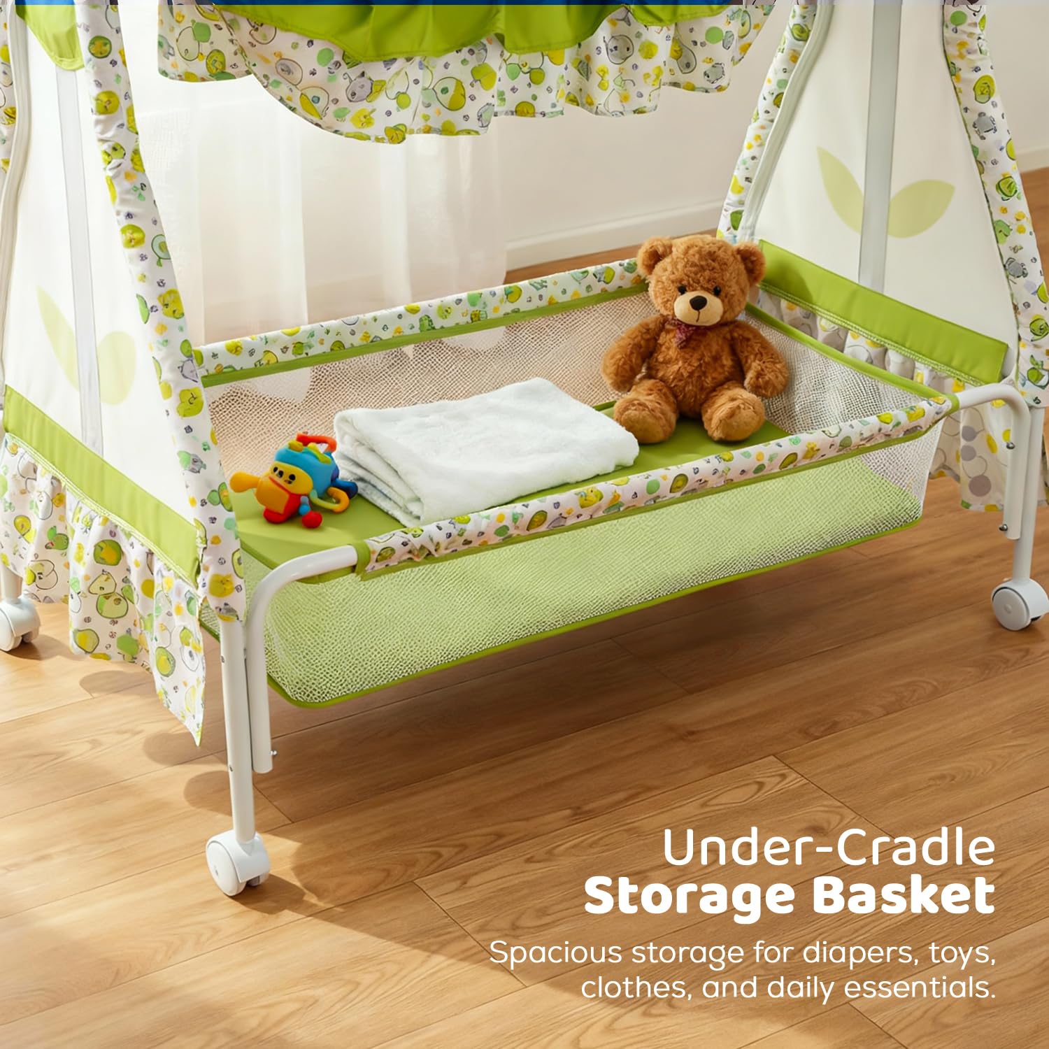 Baybee Baby Swing Cradle with Mosquito Net Infant Jhula & Palna for Newborns - Image 20