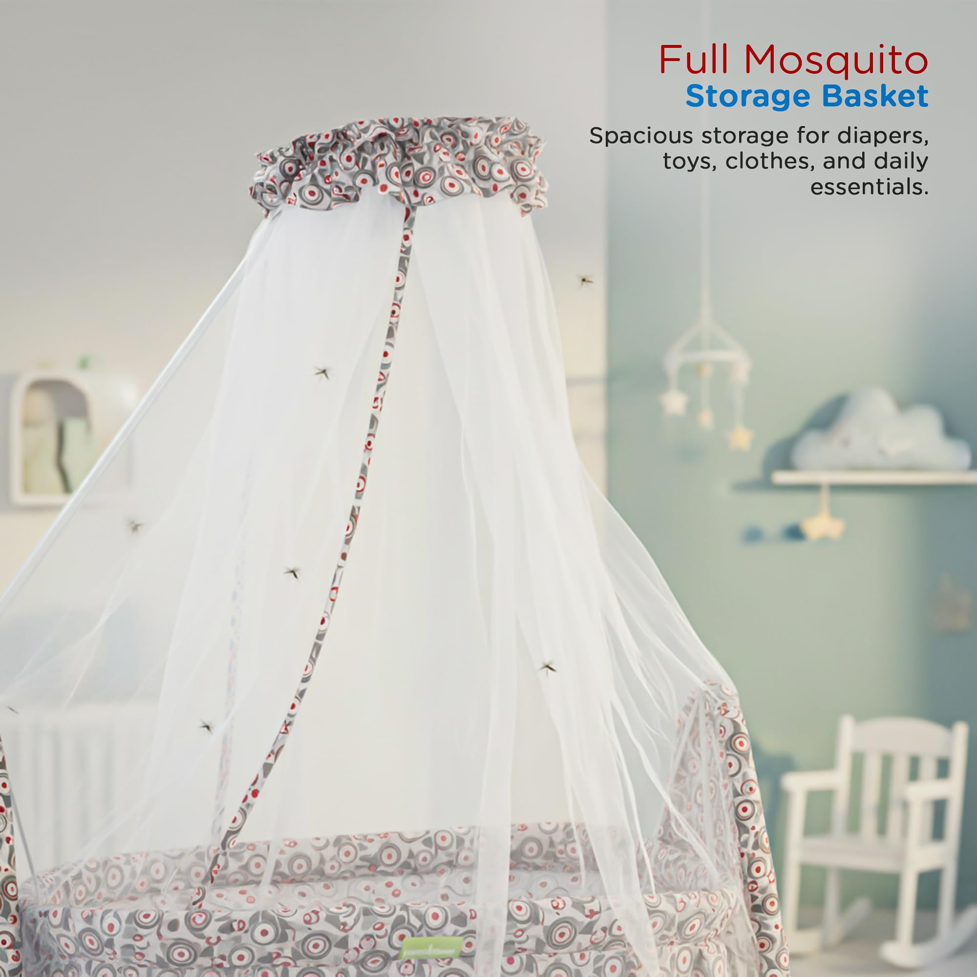 Baybee DOZY Baby Swing Cradle for Newborns with Mosquito Net Portable Infant Palna Jhula - Image 10