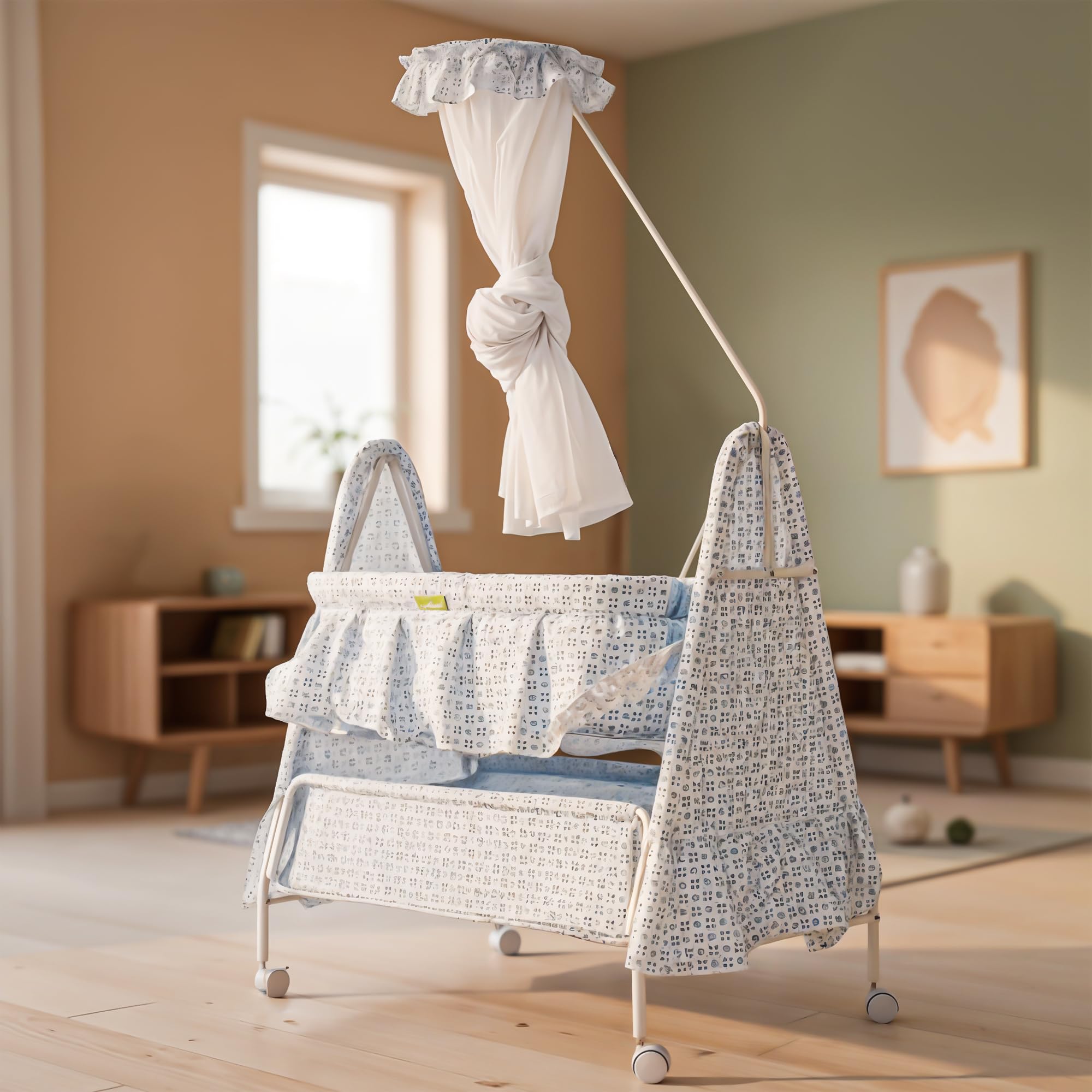 Baybee DOZY Baby Swing Cradle for Newborns with Mosquito Net Portable Infant Palna Jhula - Image 22