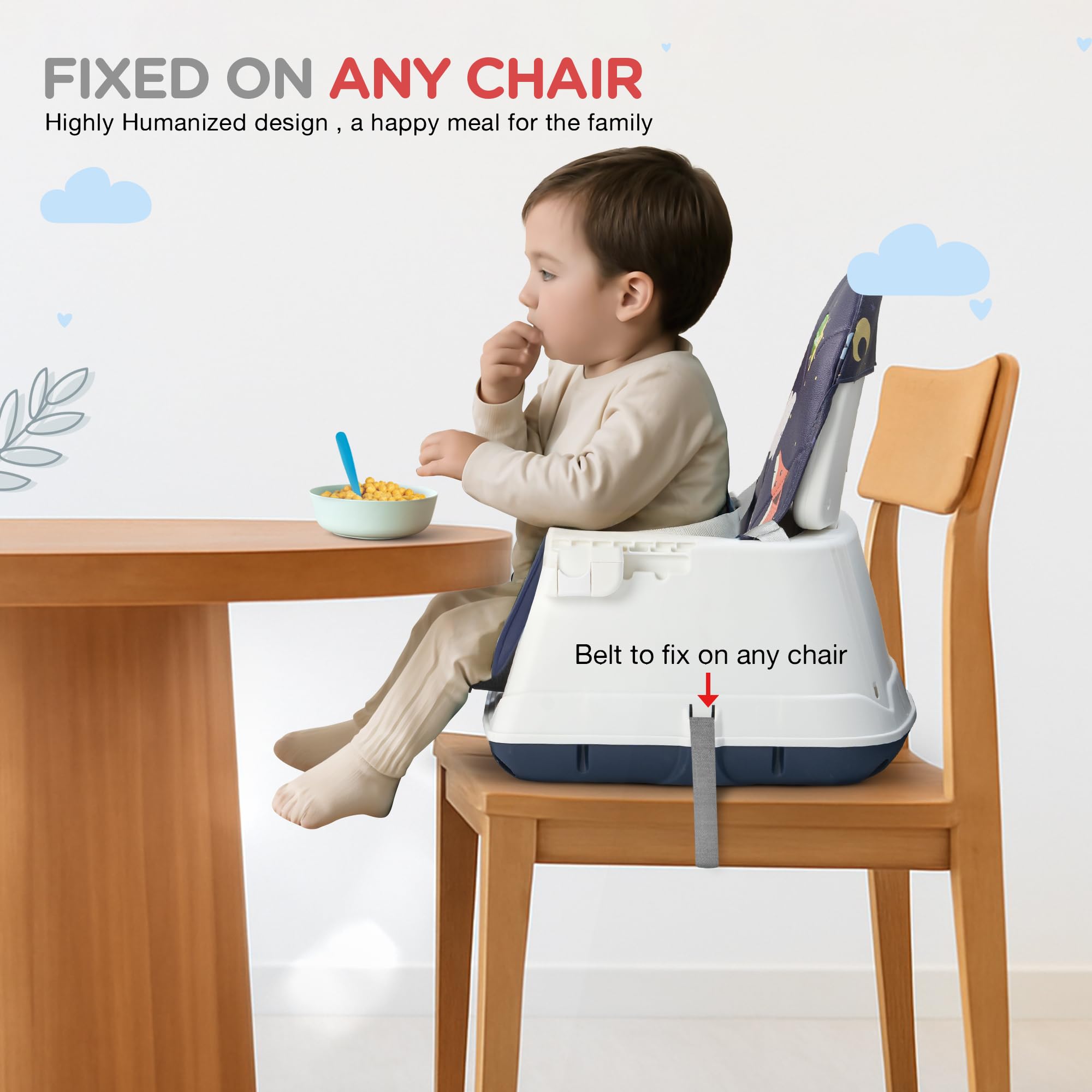 Baybee 4 in 1 Convertible High Chair for Kids Foldable Baby Feeding Chair - Image 14