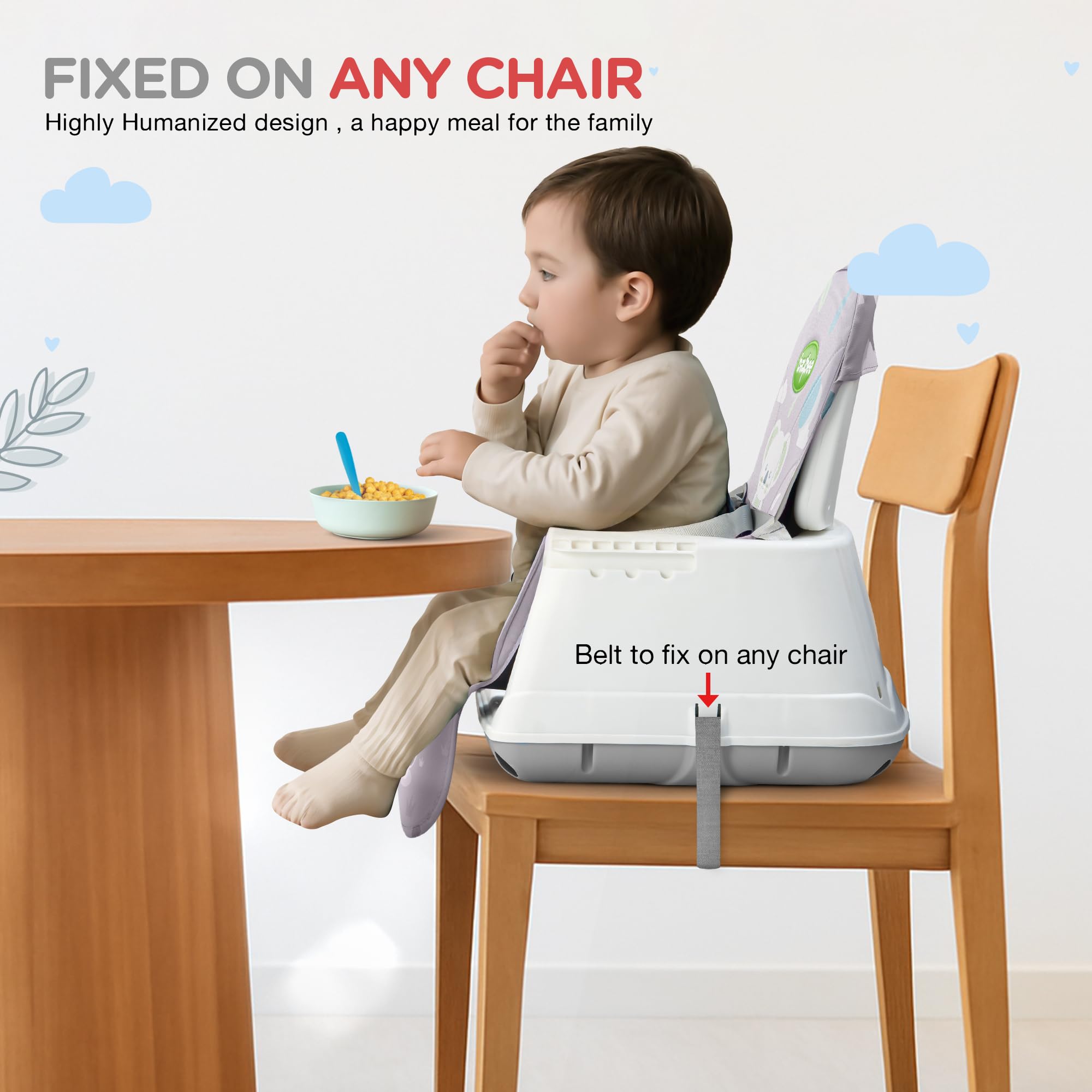 Baybee 4 in 1 Convertible High Chair for Kids Foldable Baby Feeding Chair - Image 22