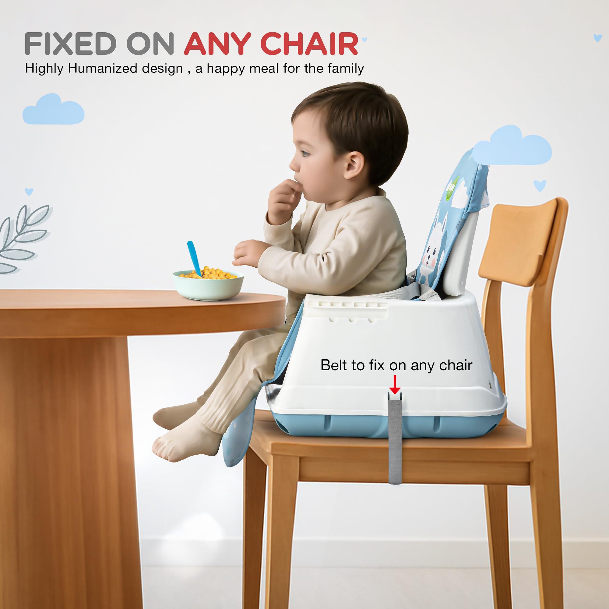 Baybee 4 in 1 Convertible High Chair for Kids Foldable Baby Feeding Chair - Image 29
