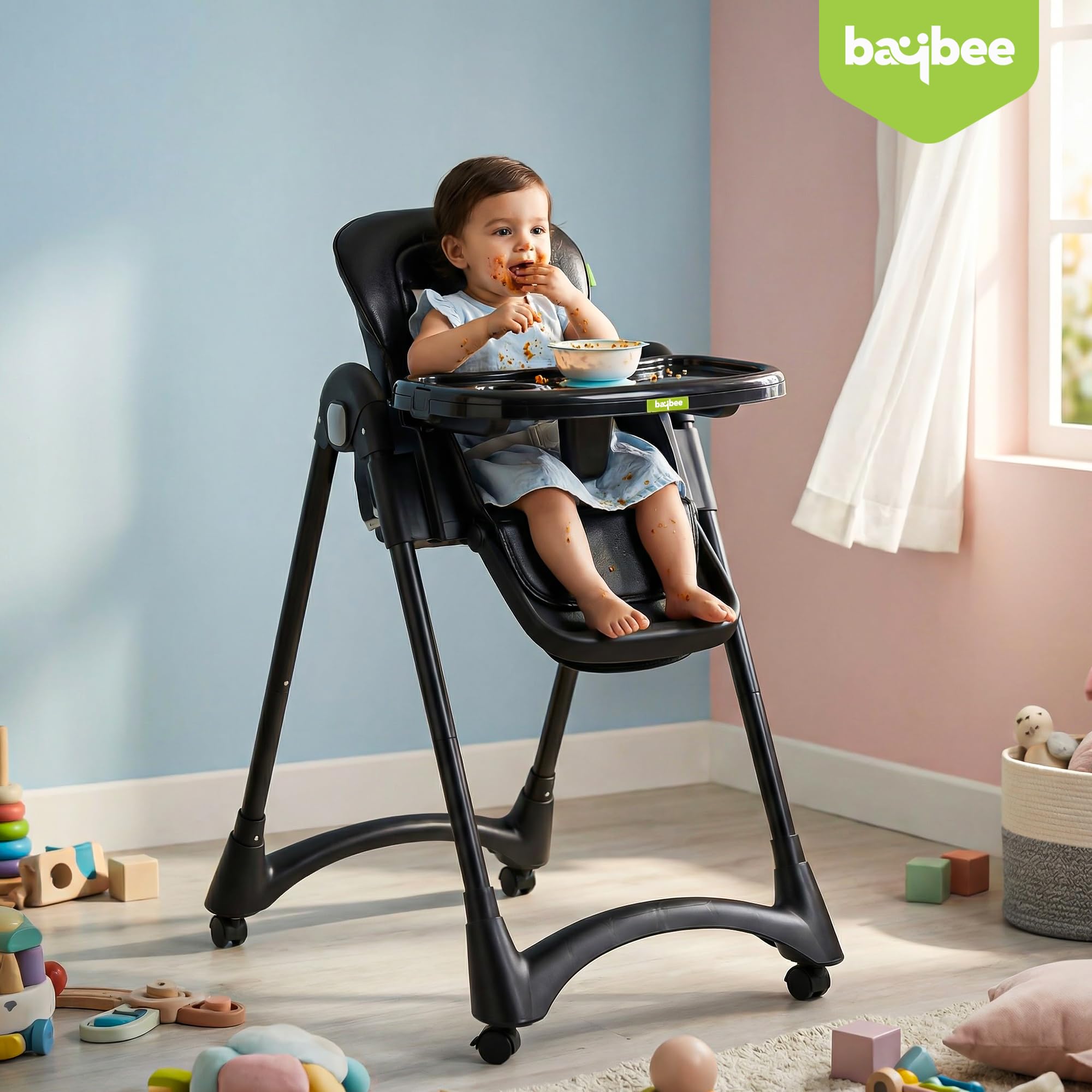 Baybee High Chair for Baby Adjustable Feeding Chair - Image 2