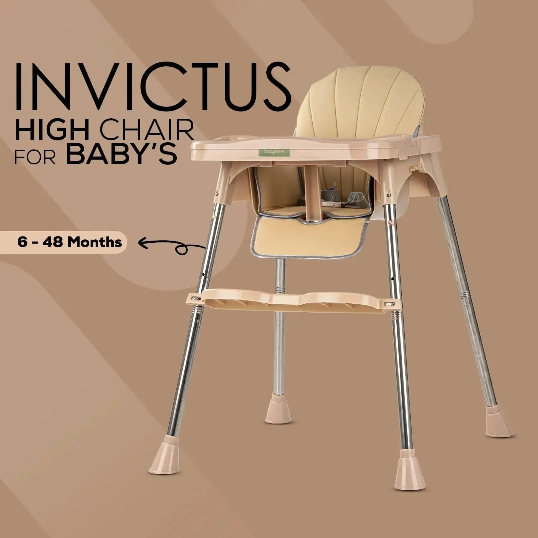 Baybee Invictus Convertible High Chair for kids - Image 2