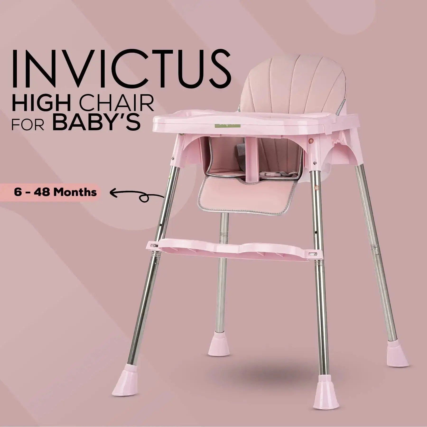 Baybee Invictus Convertible High Chair for kids - Image 10