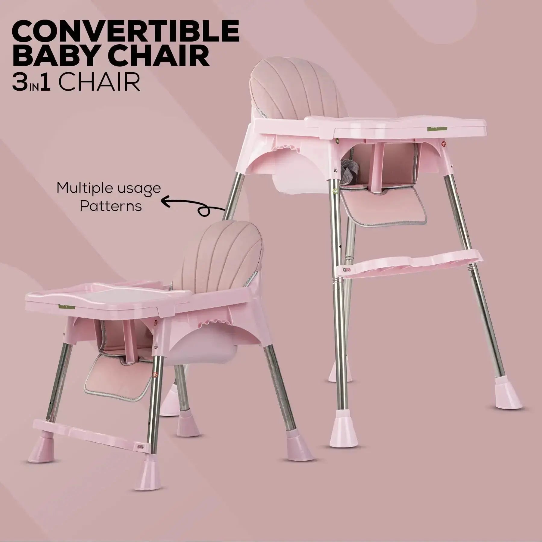 Baybee Invictus Convertible High Chair for kids - Image 11