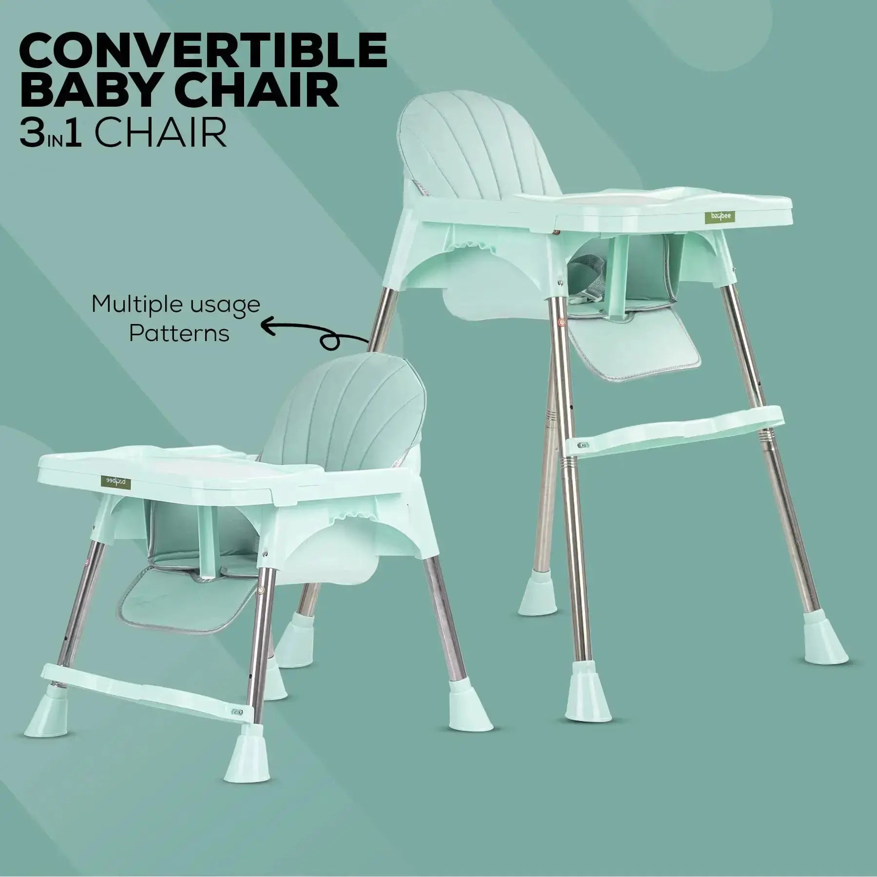 Baybee Invictus Convertible High Chair for kids - Image 19