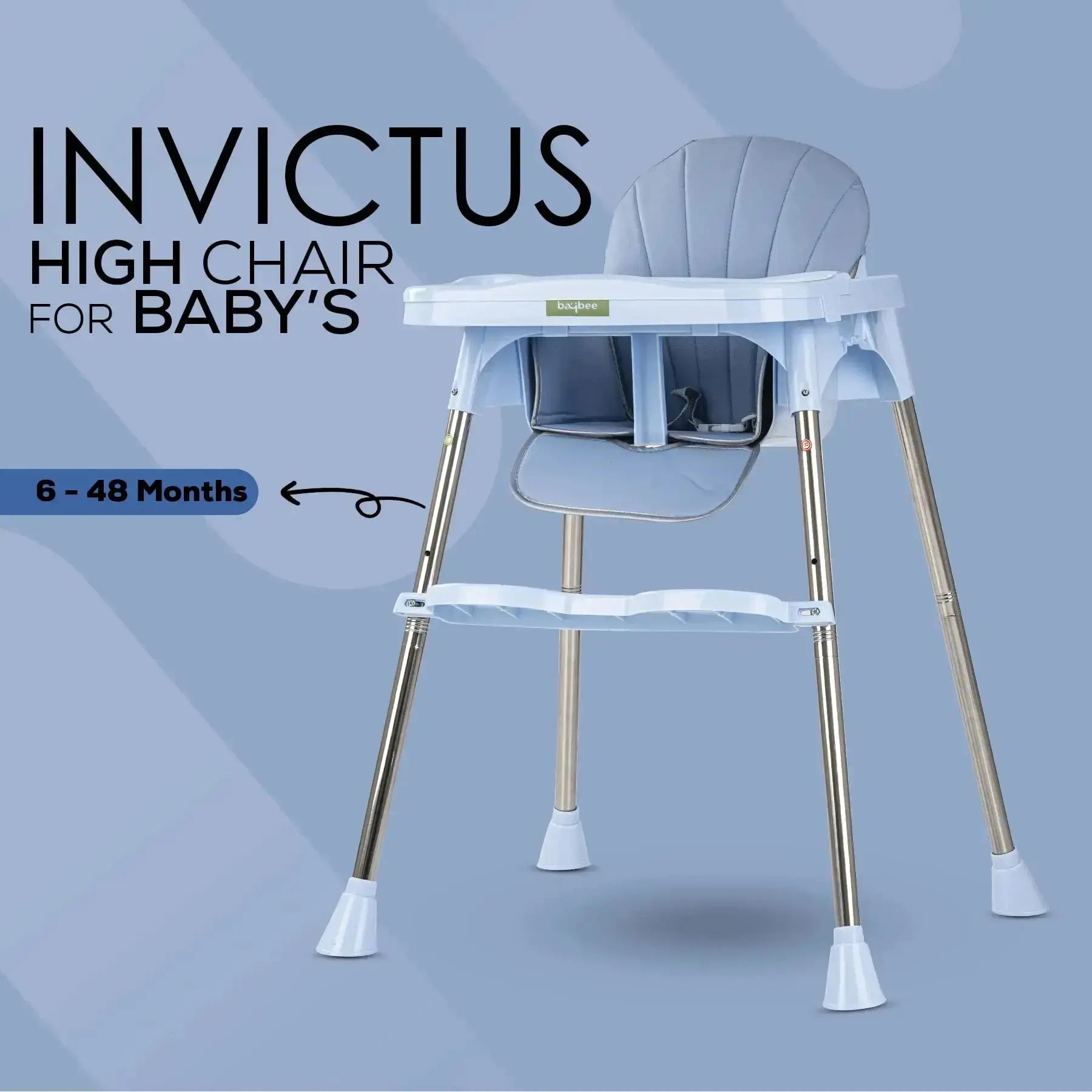 Baybee Invictus Convertible High Chair for kids - Image 26
