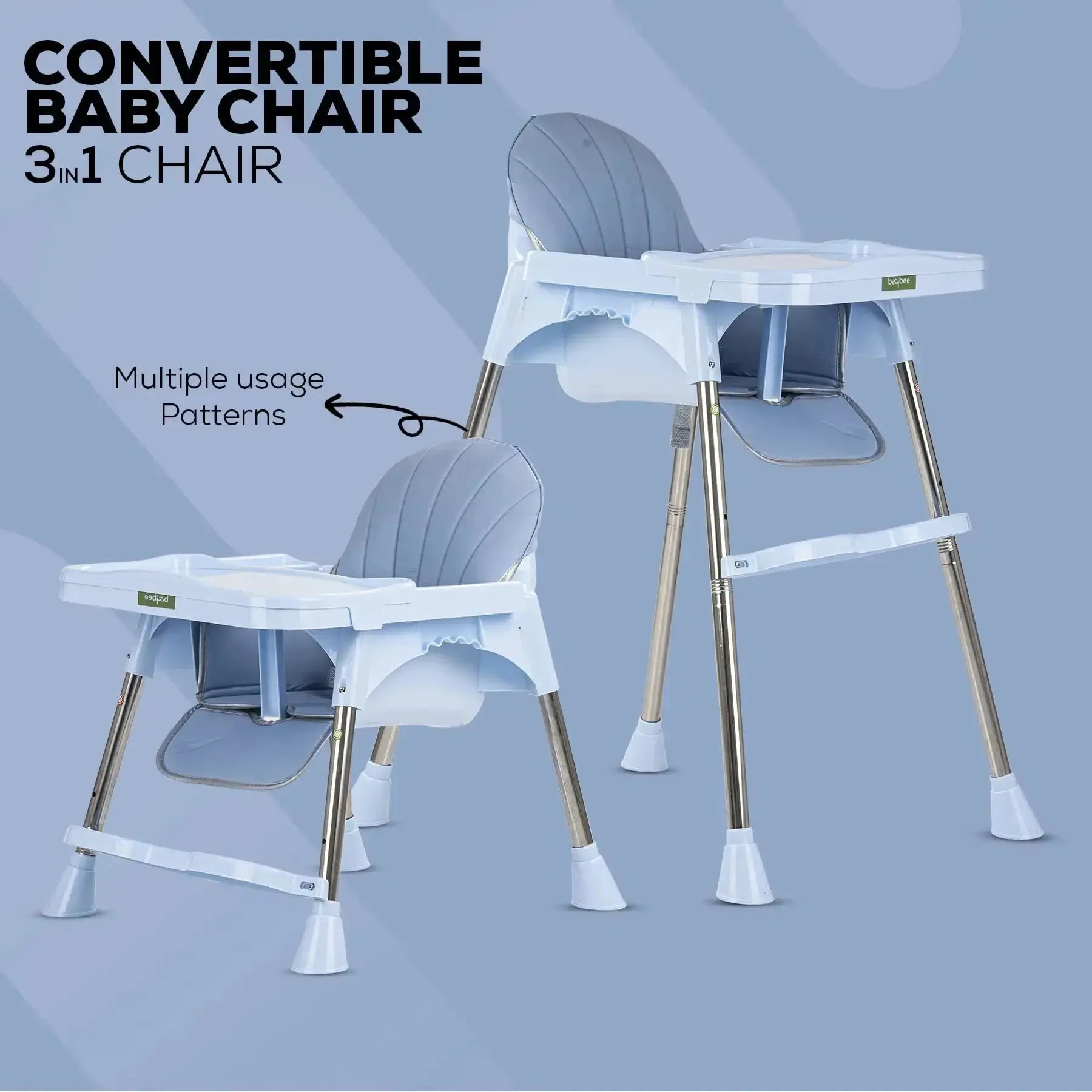 Baybee Invictus Convertible High Chair for kids - Image 28