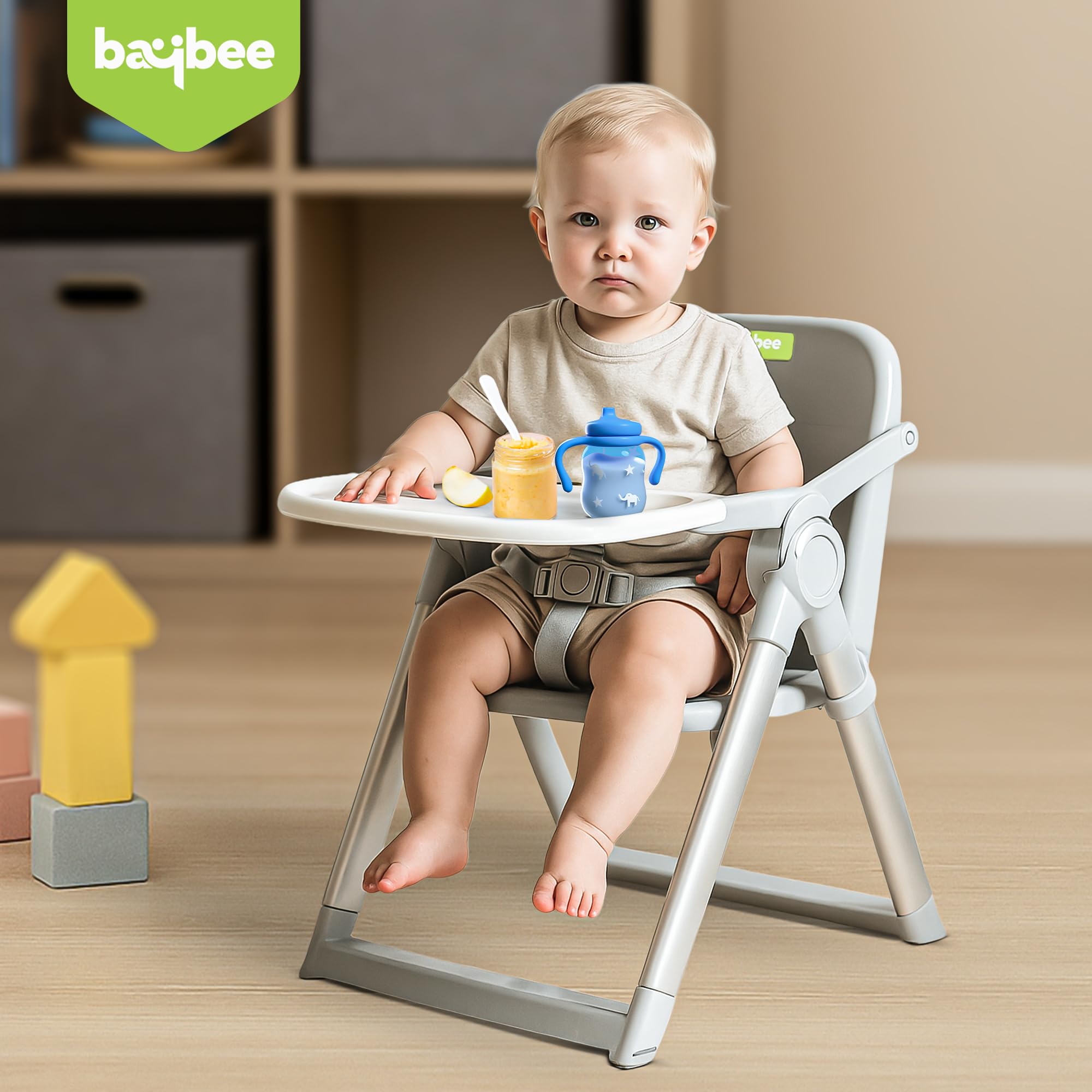 Baybee Snuglo Baby Feeding Chair with Removable Tray - Image 2