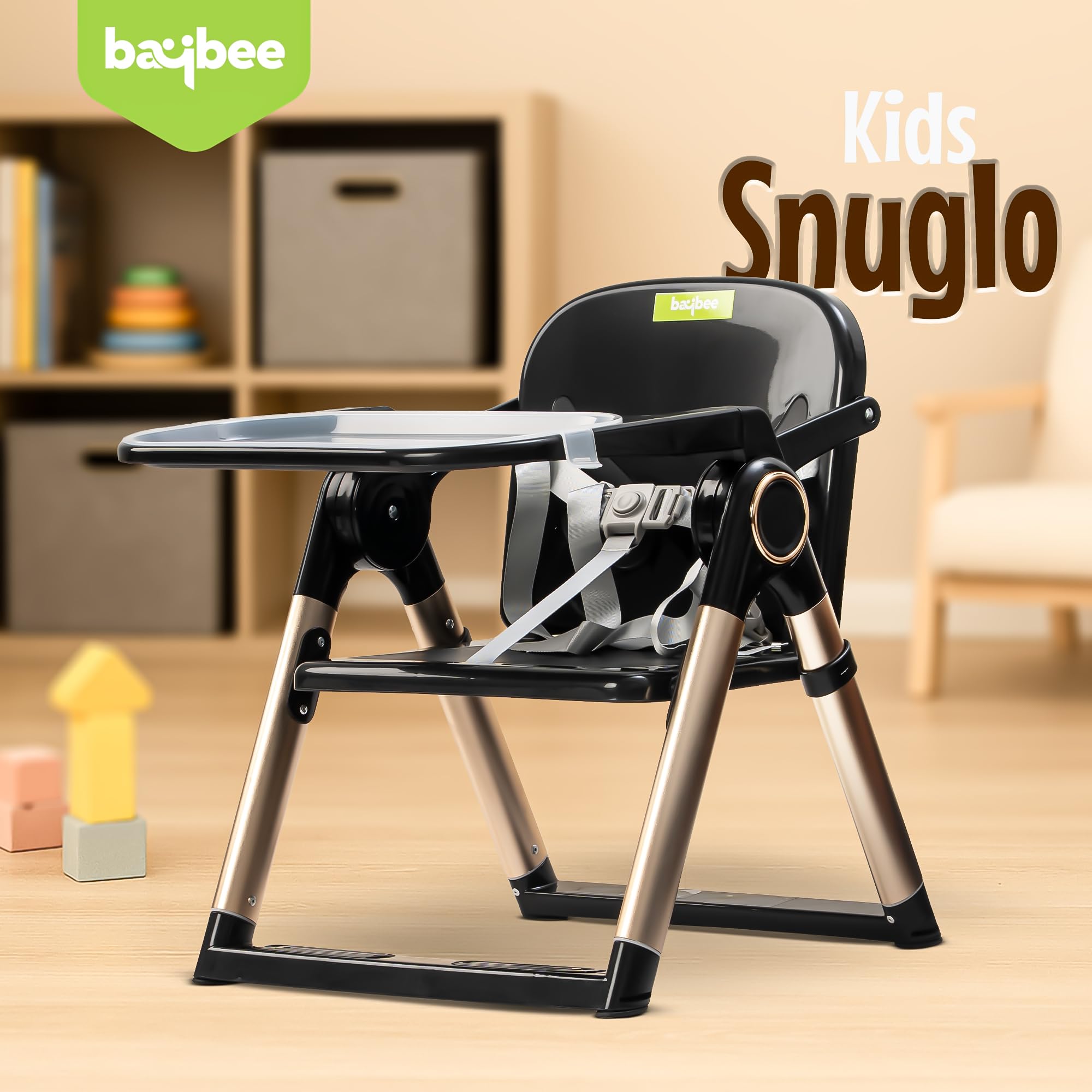 Baybee Snuglo Baby Feeding Chair with Removable Tray - Image 14