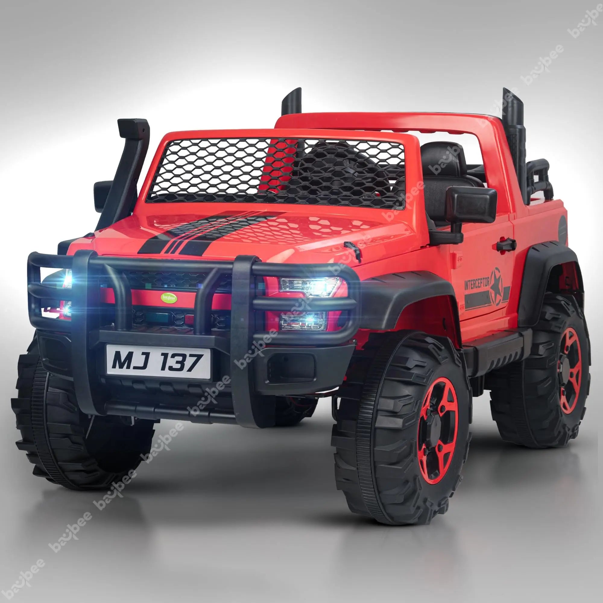 Baybee_Rampage_Rechargeable_Battery_Operated_Jeep_for_Kids_R_01 Baybee Rampage Rechargeable Battery Operated Jeep for Kids, Ride on Toy Kids Car - Image 1