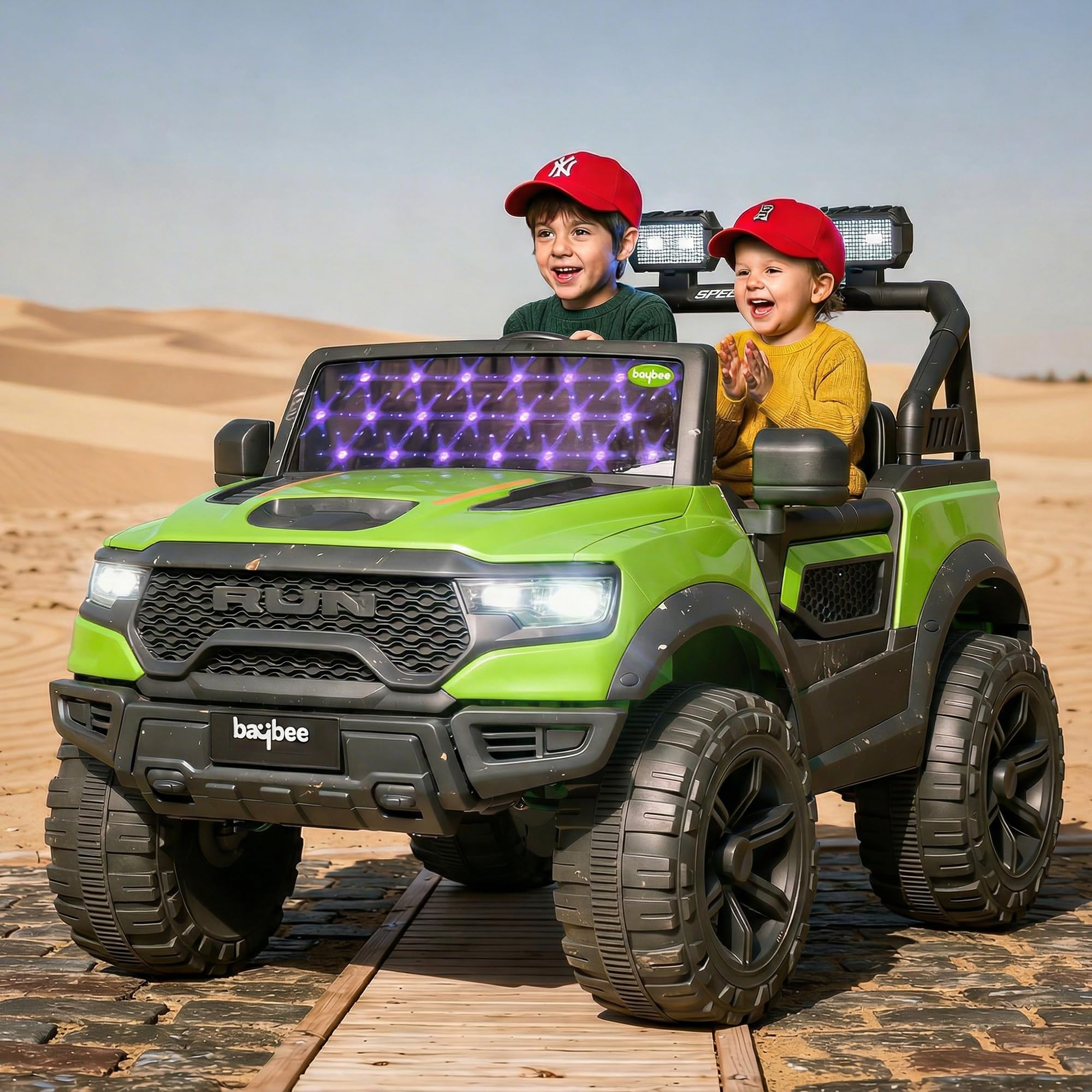 Baybee Run 4X4 Kids Battery Operated Jeep for Kids  (Painted) - Image 9