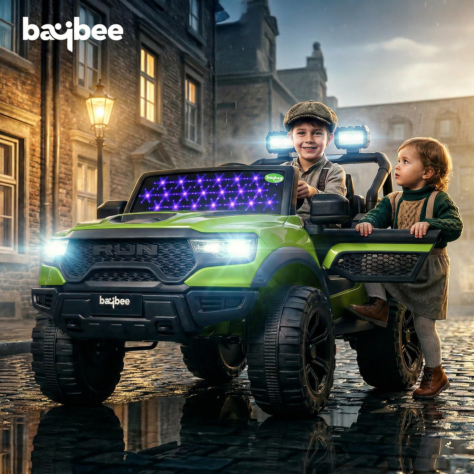 Baybee Run 4X4 Kids Battery Operated Jeep for Kids  (Painted) - Image 10