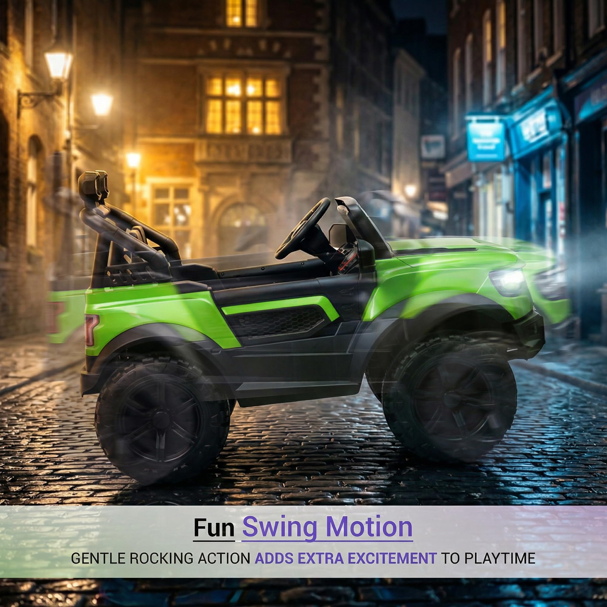 Baybee Run 4X4 Kids Battery Operated Jeep for Kids  (Painted) - Image 14