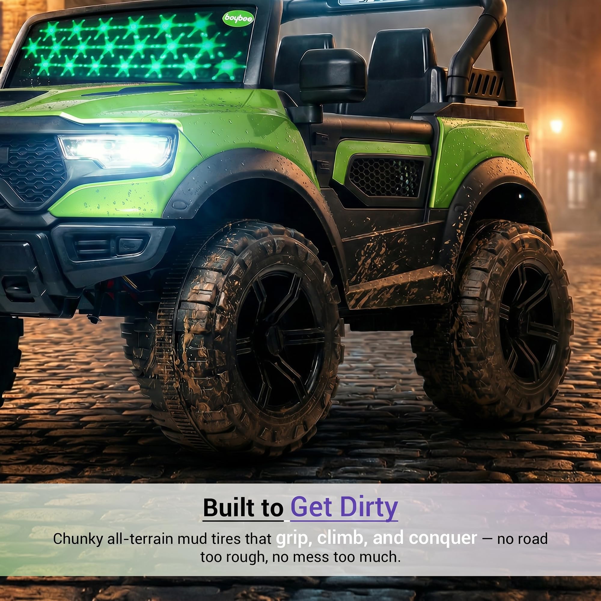 Baybee Run 4X4 Kids Battery Operated Jeep for Kids  (Painted) - Image 15