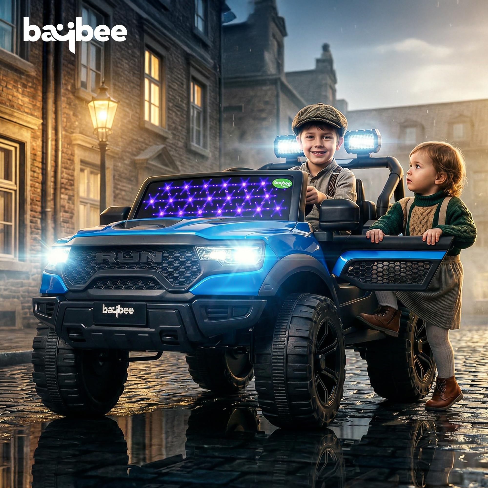 Baybee Run 4X4 Kids Battery Operated Jeep for Kids  (Painted) - Image 19