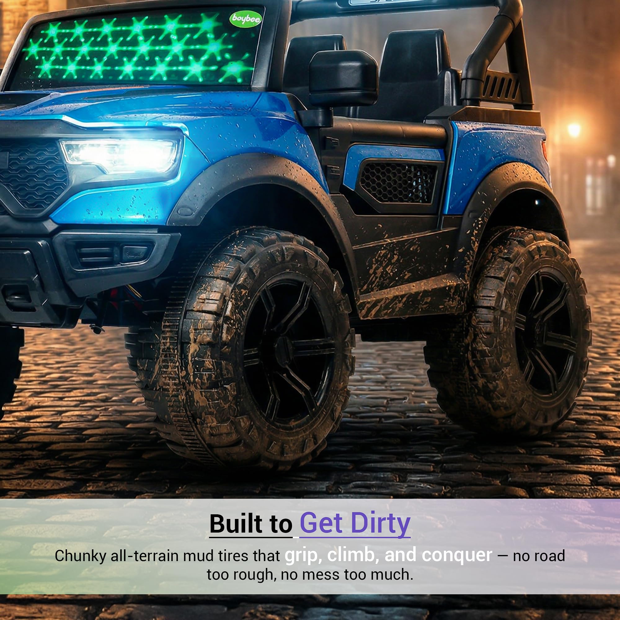 Baybee Run 4X4 Kids Battery Operated Jeep for Kids  (Painted) - Image 24