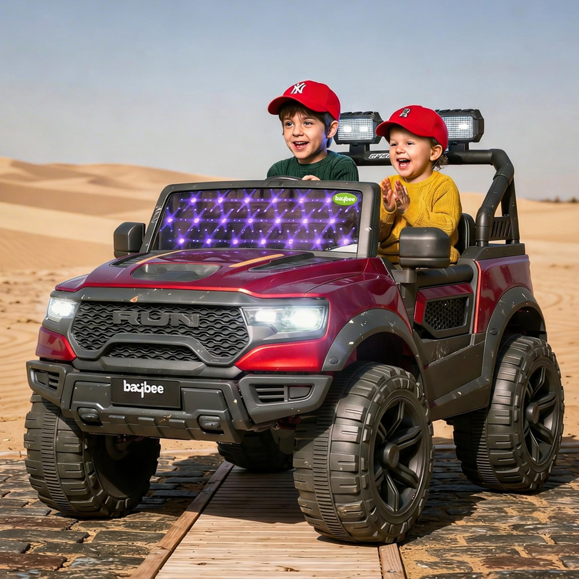 Baybee Run 4X4 Kids Battery Operated Jeep for Kids  (Painted) - Image 27