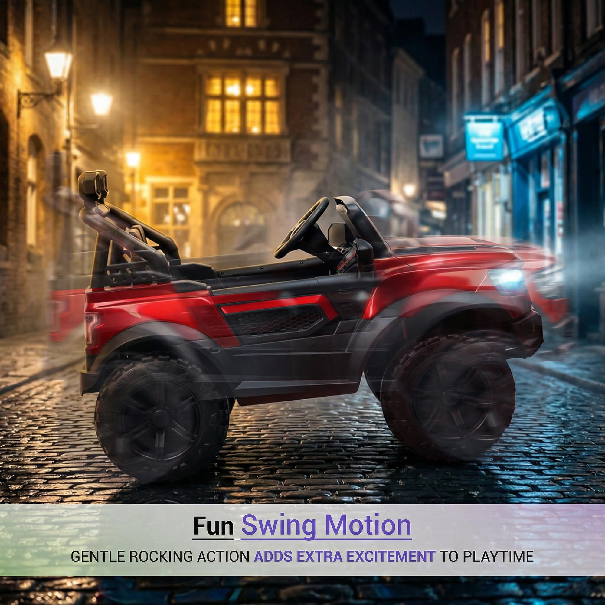 Baybee Run 4X4 Kids Battery Operated Jeep for Kids  (Painted) - Image 31