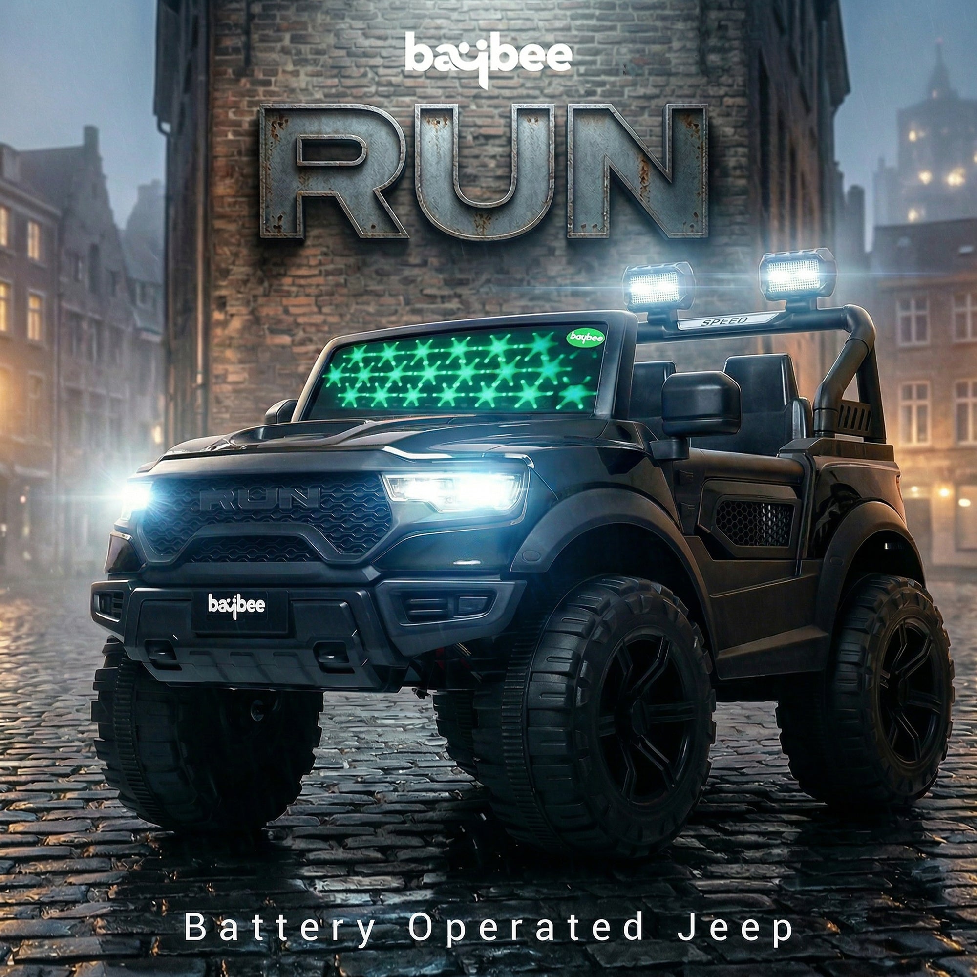 Baybee Run 4X4 Kids Battery Operated Jeep for Kids  (Painted) - Image 52