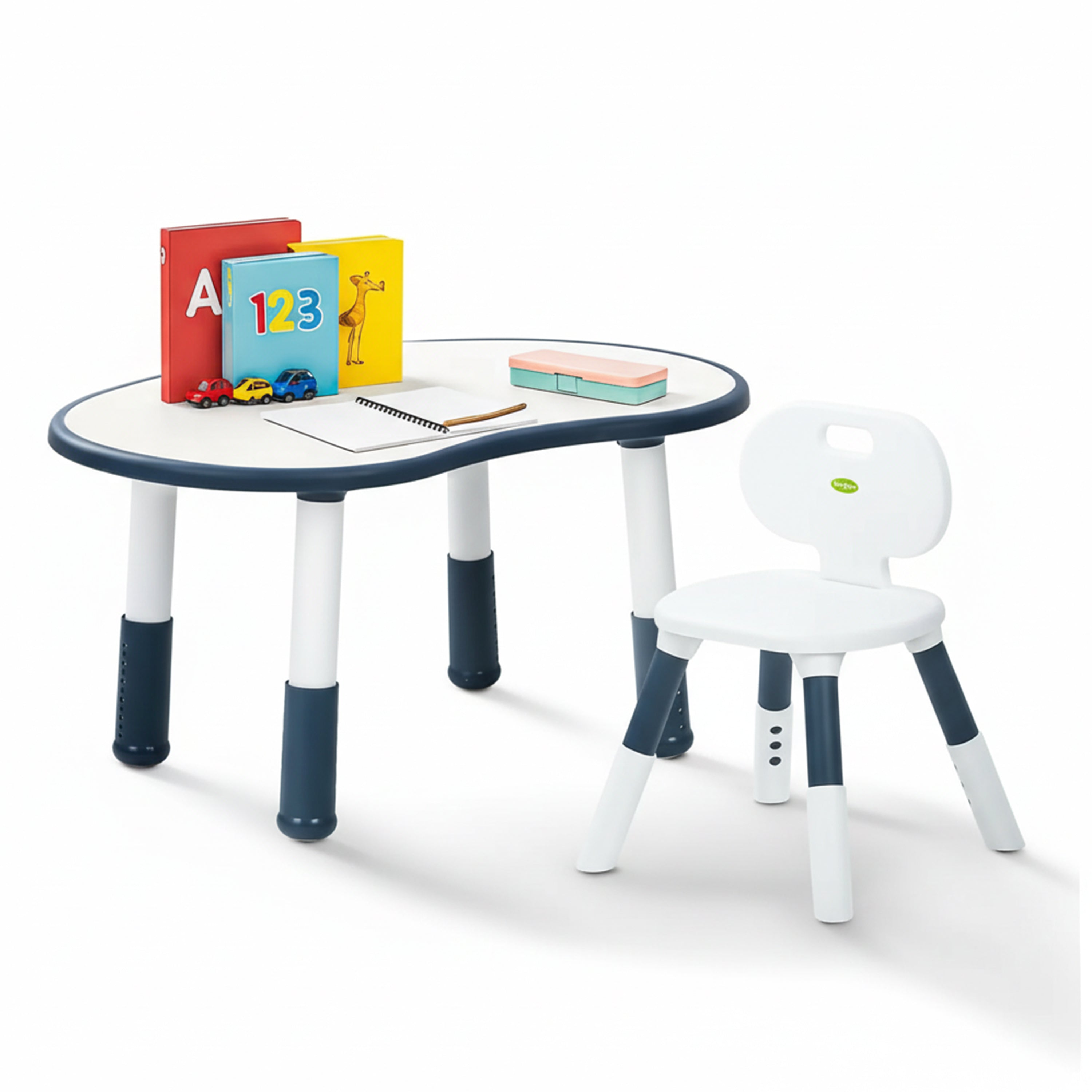 Baybee Kids Study Table for Students with Chair, 6 Height Adjustable with Anti-Slip Base - Image 8