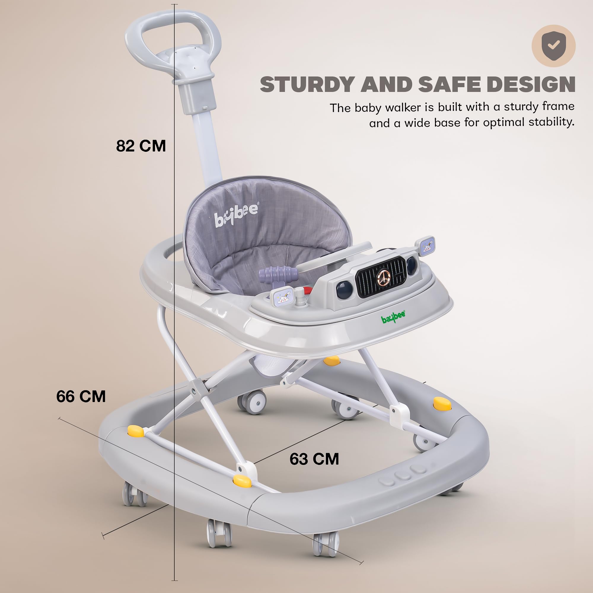Baybee 2 in 1 Gypsy Baby Walker for Kids with Rocker - Image 21